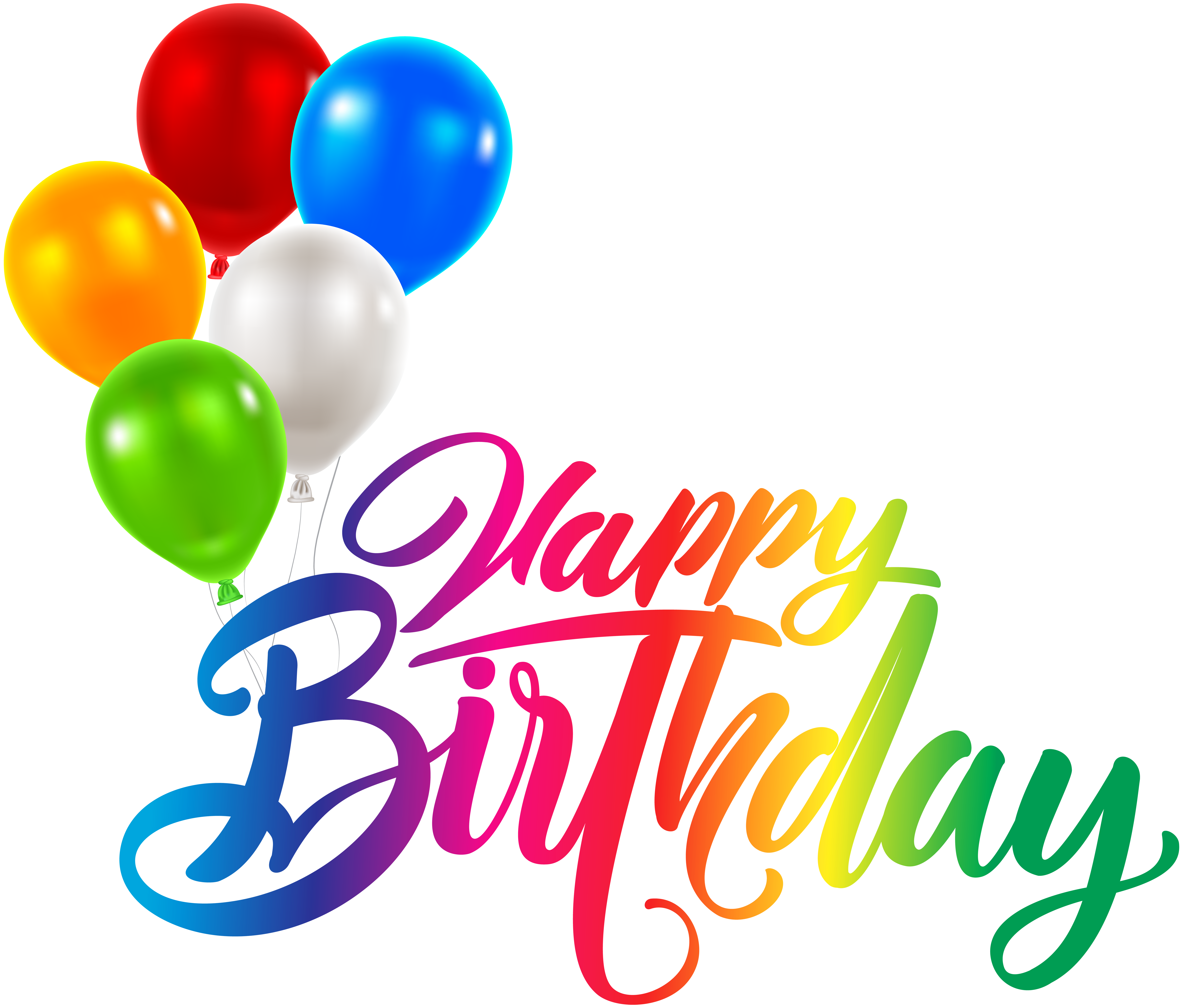 Happy Birthday Png Transparent Clip Art Gallery