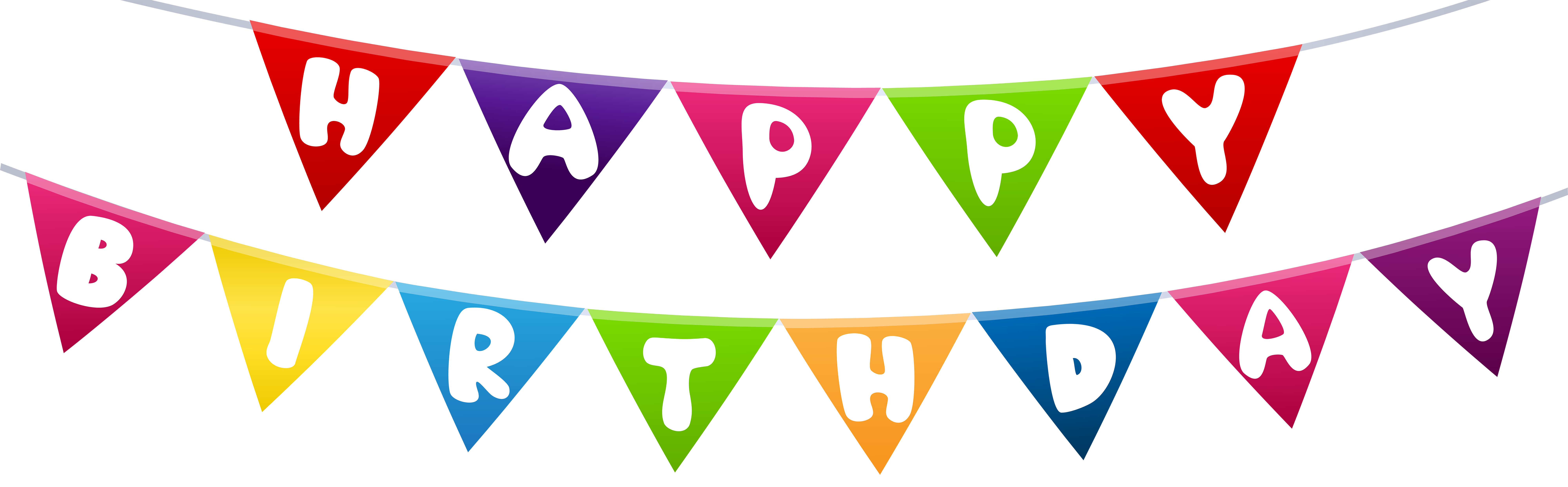 Happy Birthday Streamer PNG Clip Art | Gallery Yopriceville - High