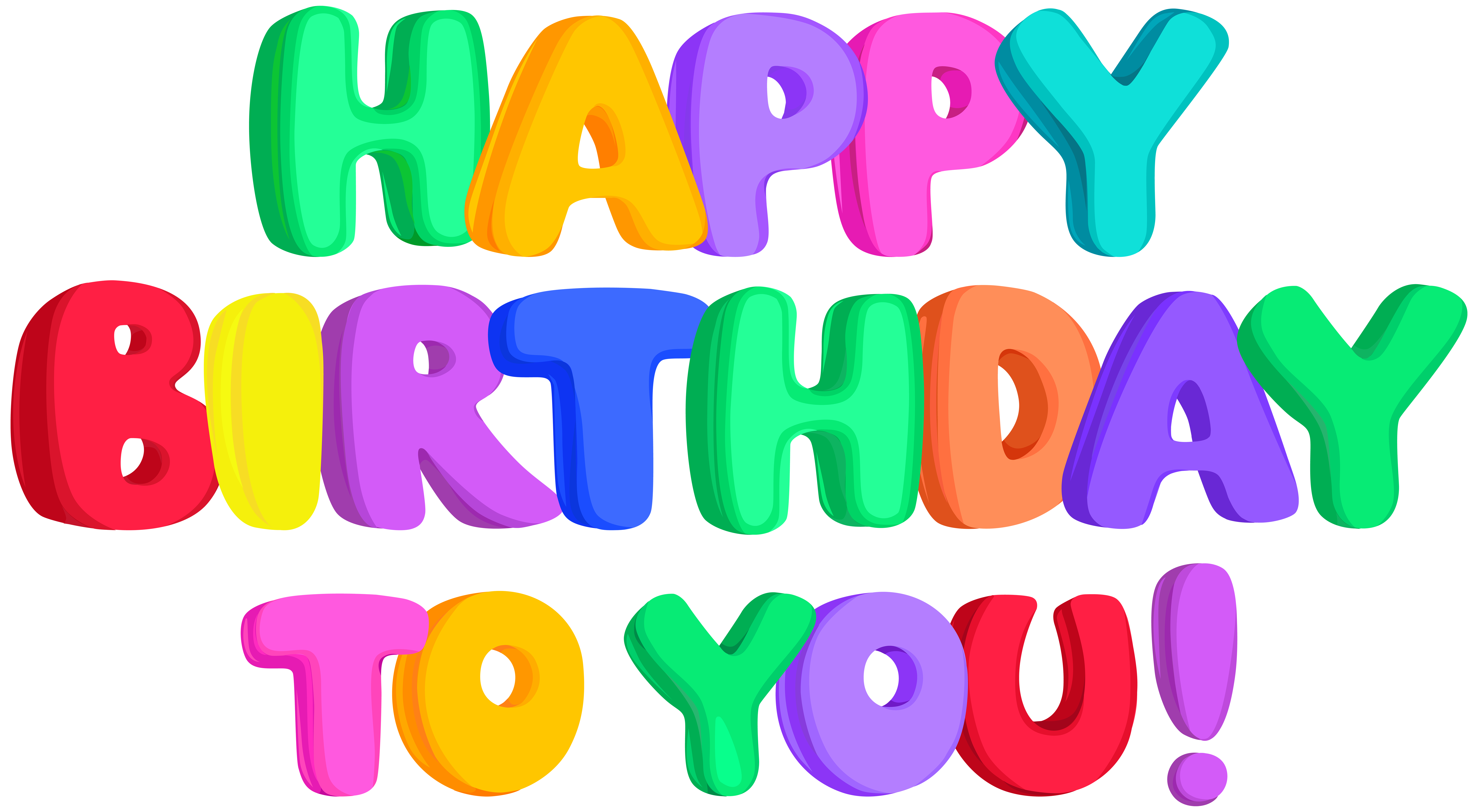 Happy Birthday Colorful Gif Animation​  Gallery Yopriceville -  High-Quality Free Images and Transparent PNG Clipart