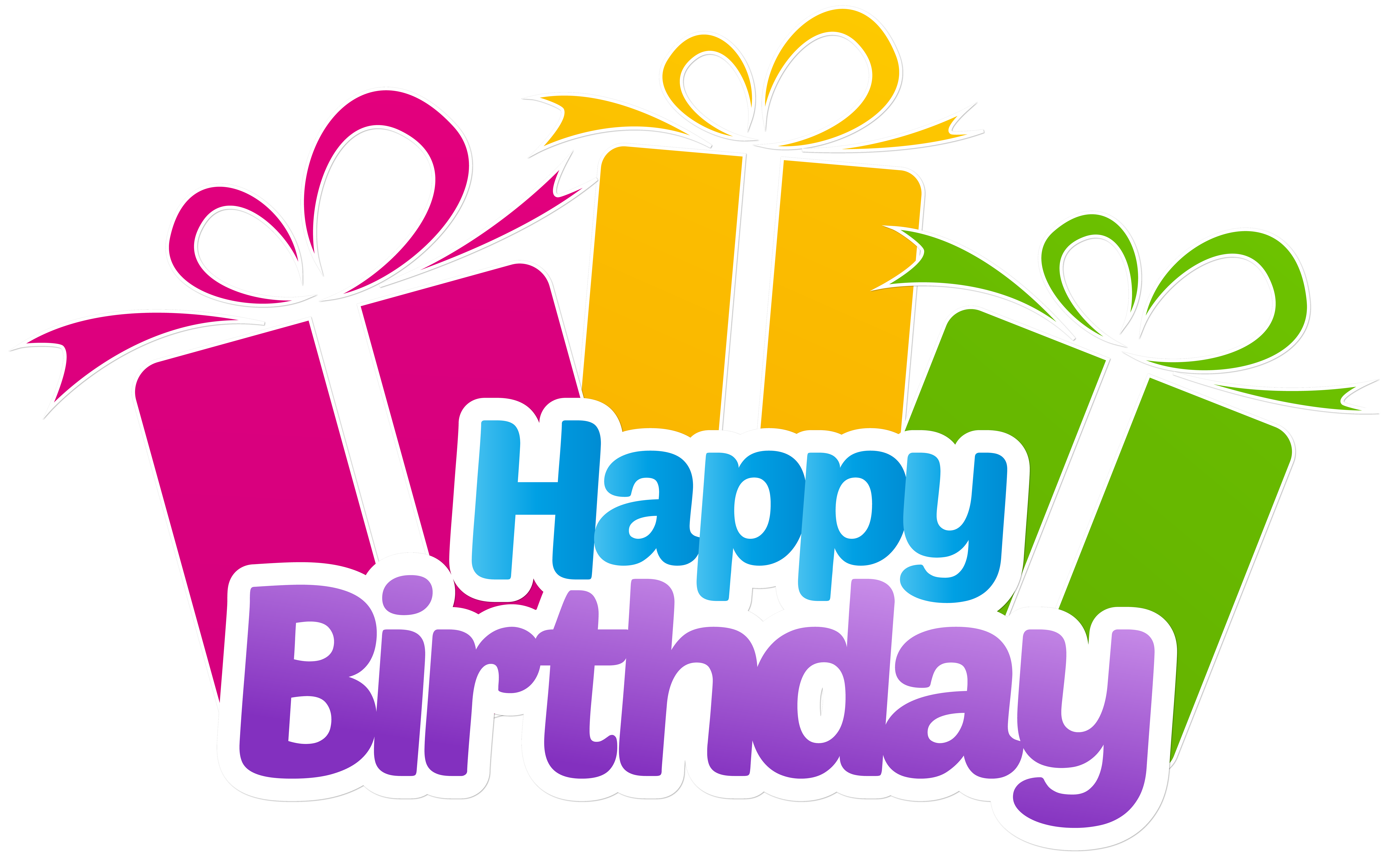 Happy Birthday With Gifts Png Clip Art Image Gallery Yopriceville High Quality Images And Transparent Png Free Clipart