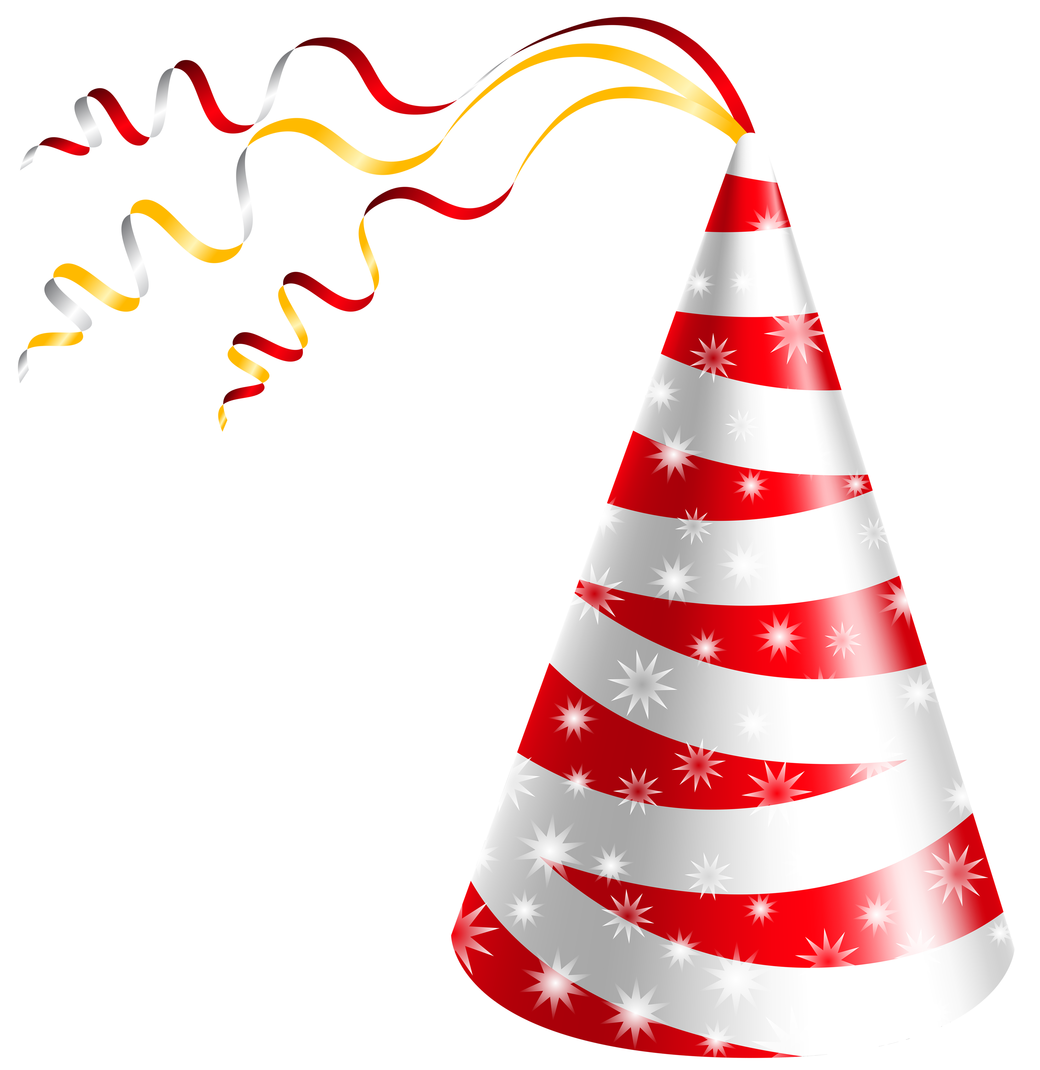 White And Red Party Hat Png Clipart Image Gallery