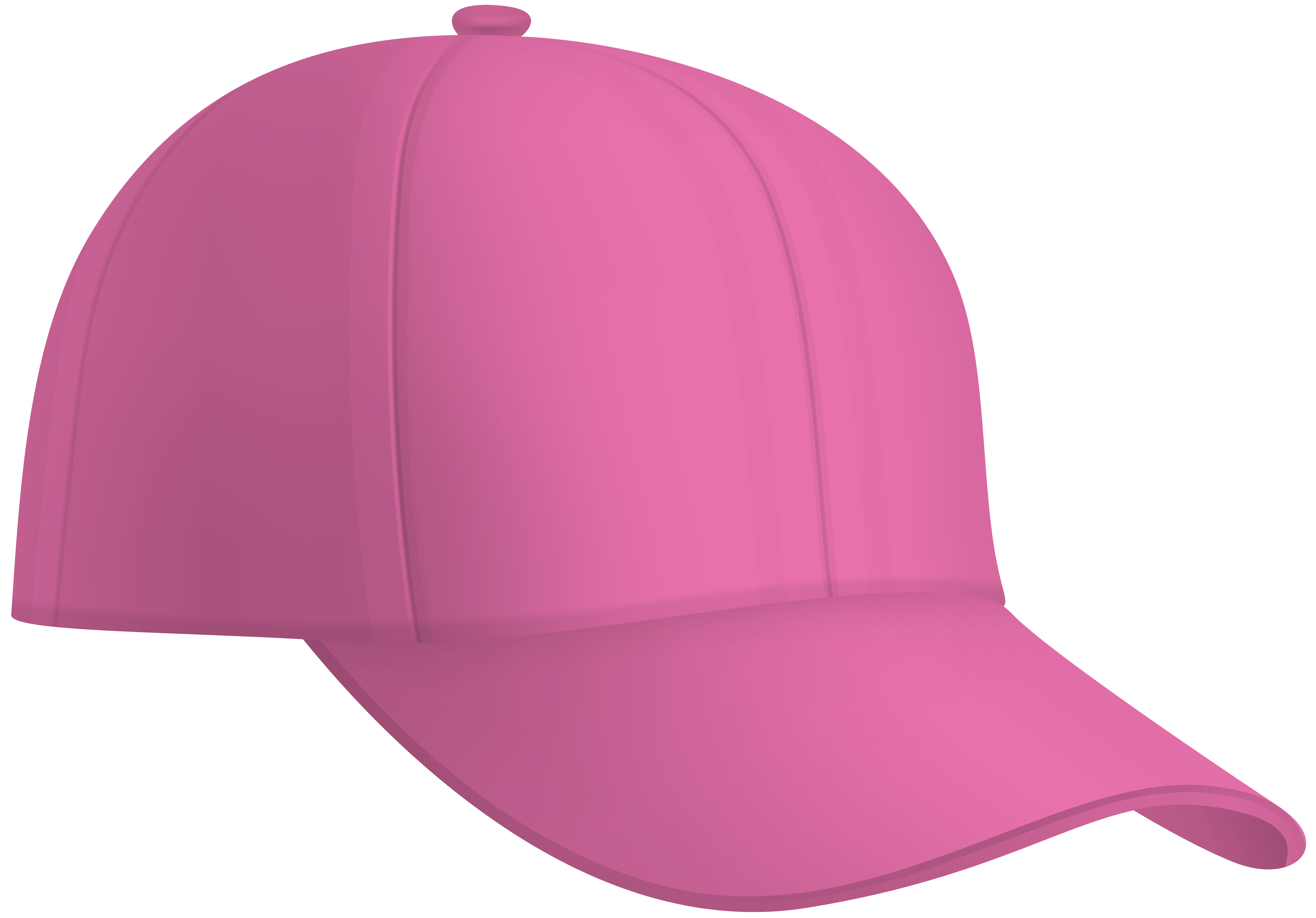 Baseball Cap Pink PNG Clip Art Image 
