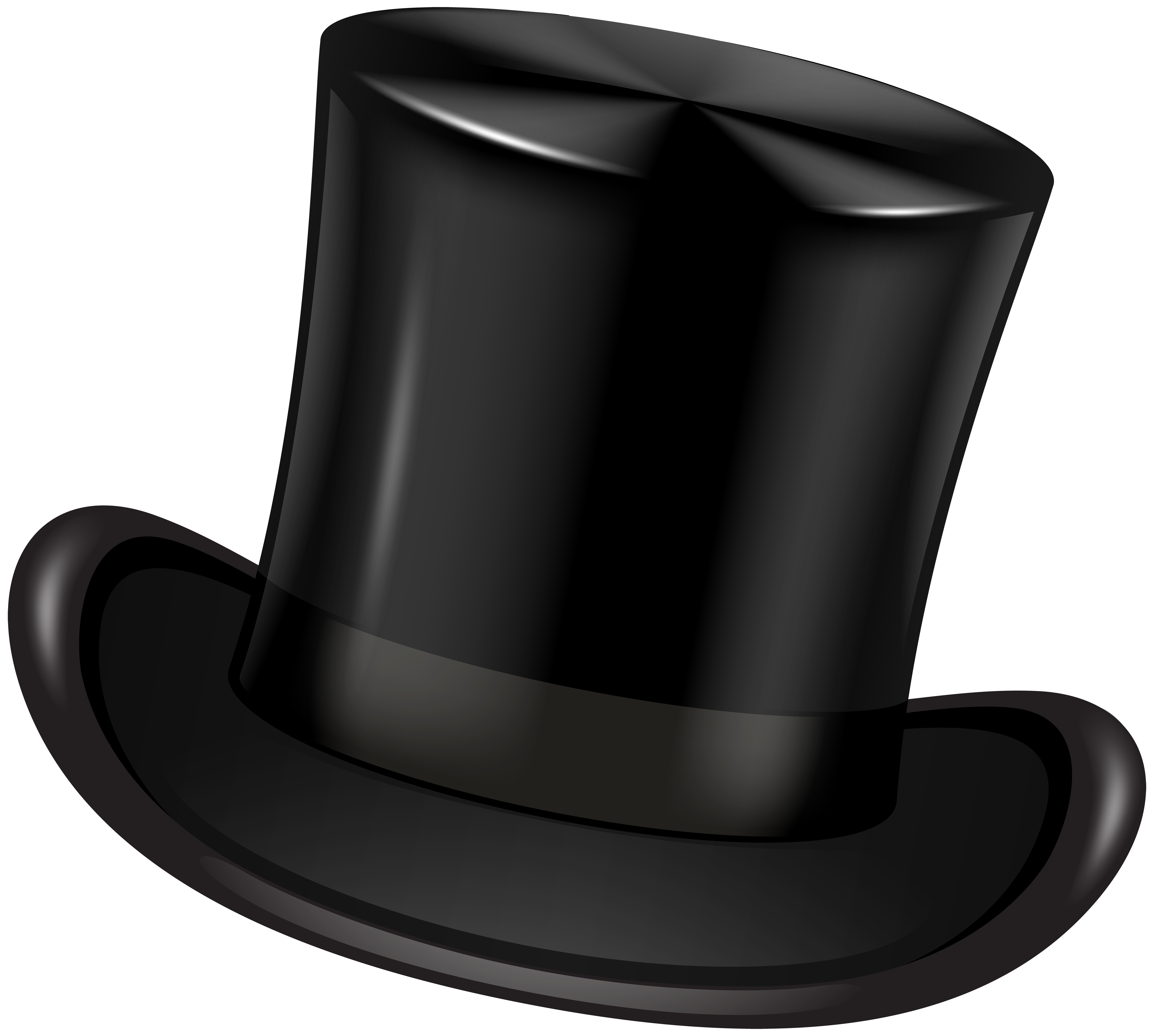 Black Top Hat Transparent Clip Art PNG Image | Gallery Yopriceville ...