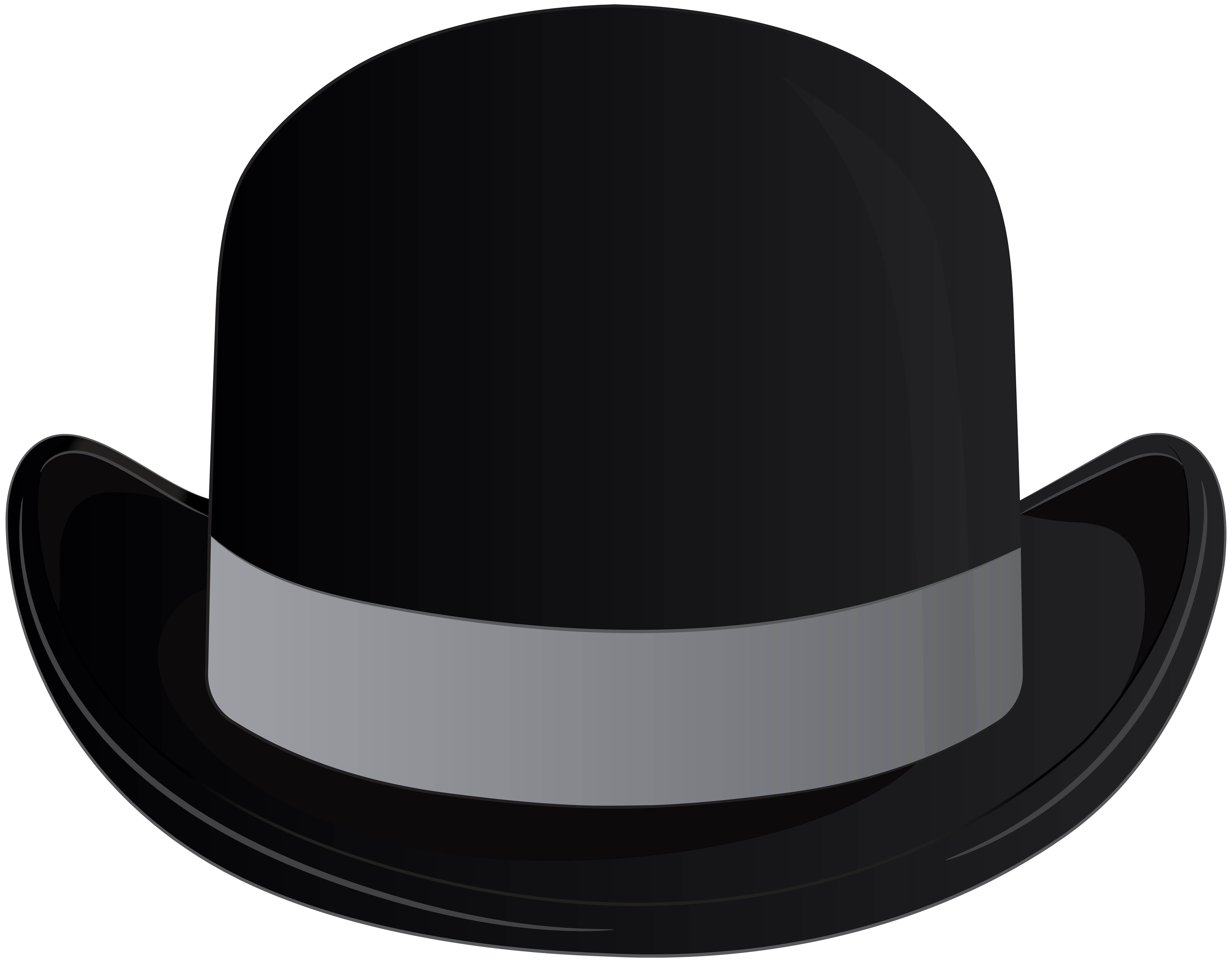 Bowler Hat Transparent Clip Art PNG Image | Gallery Yopriceville - High ...
