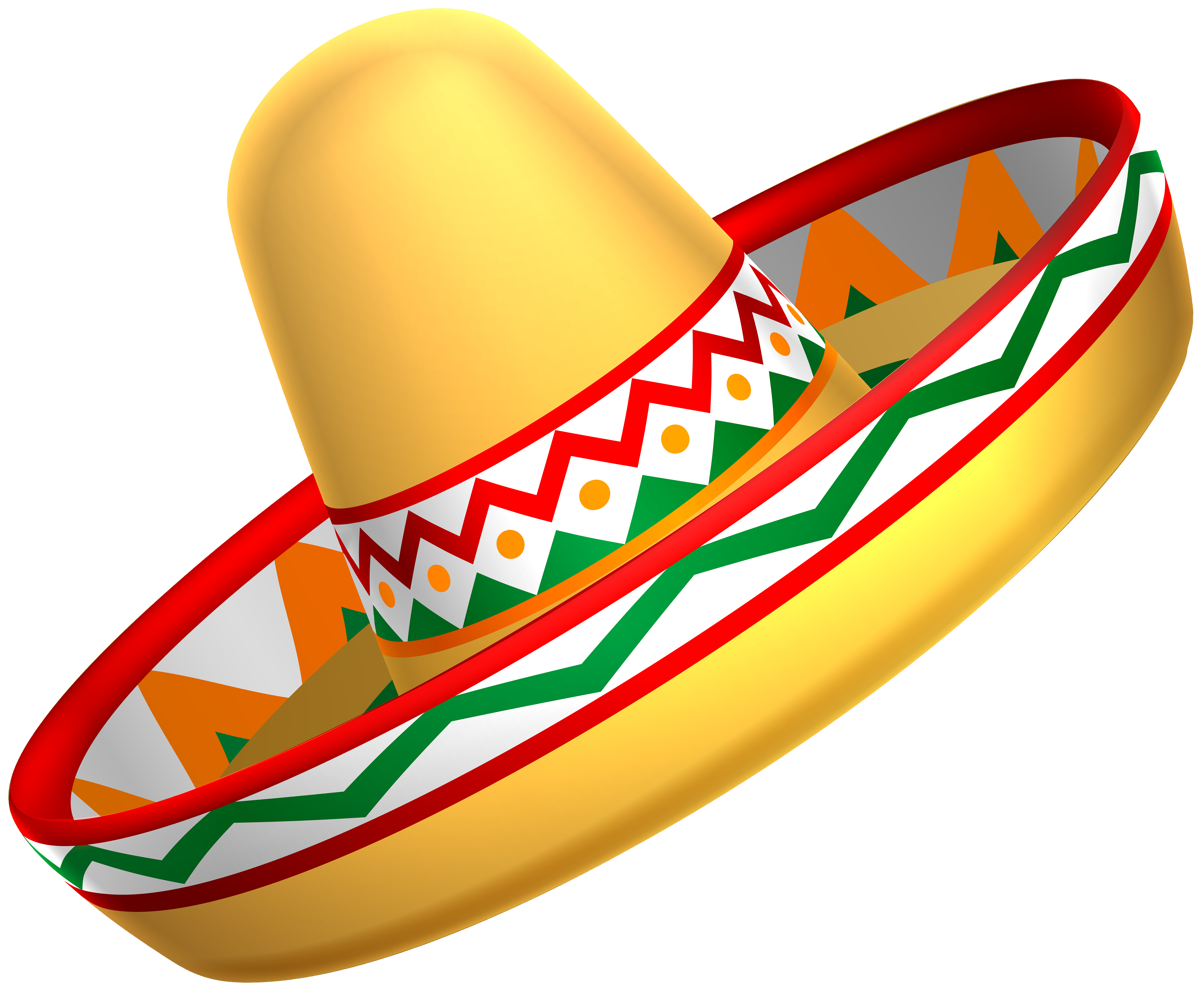Mexican Sombrero Hat Transparent PNG 