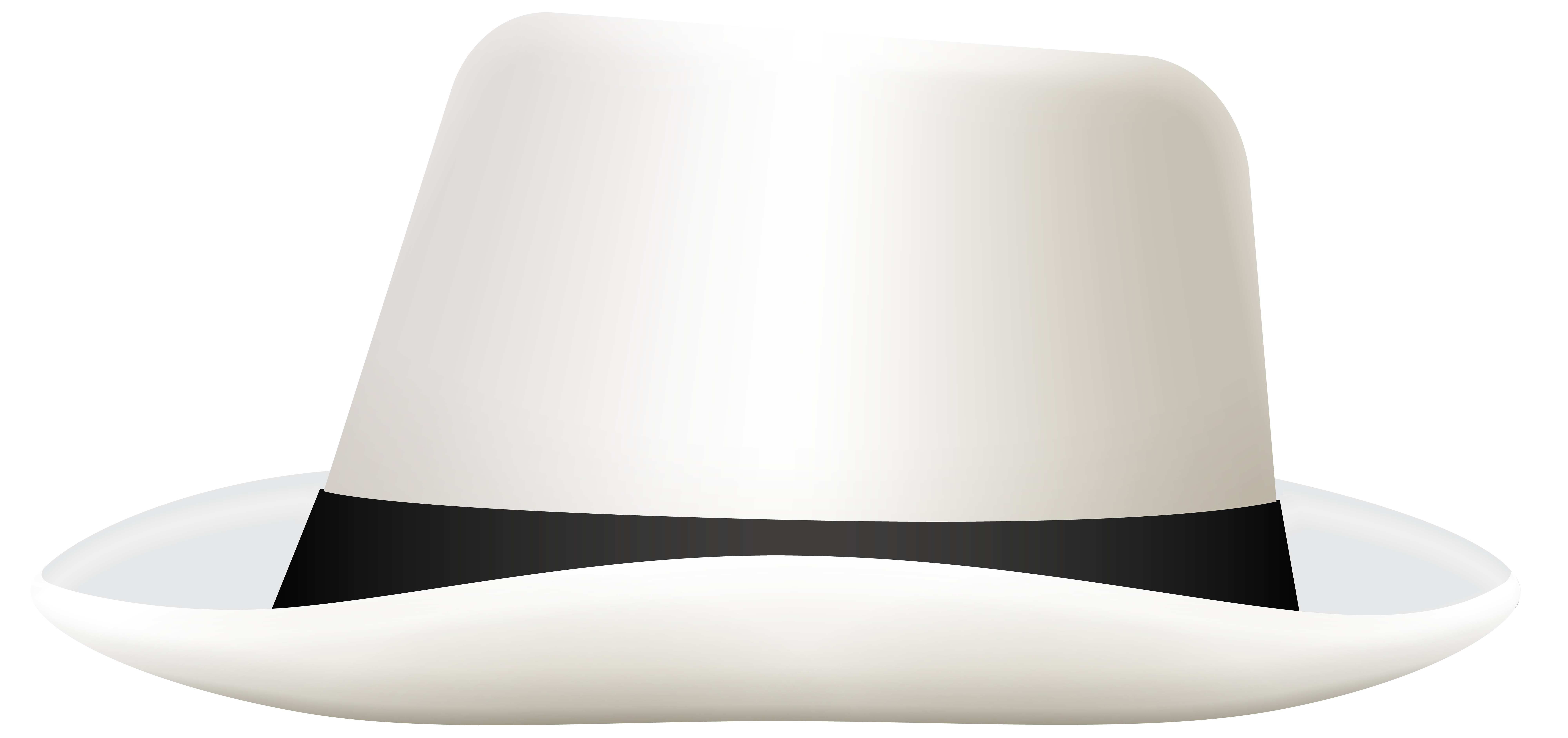 White Hat PNG Transparent Clipart 
