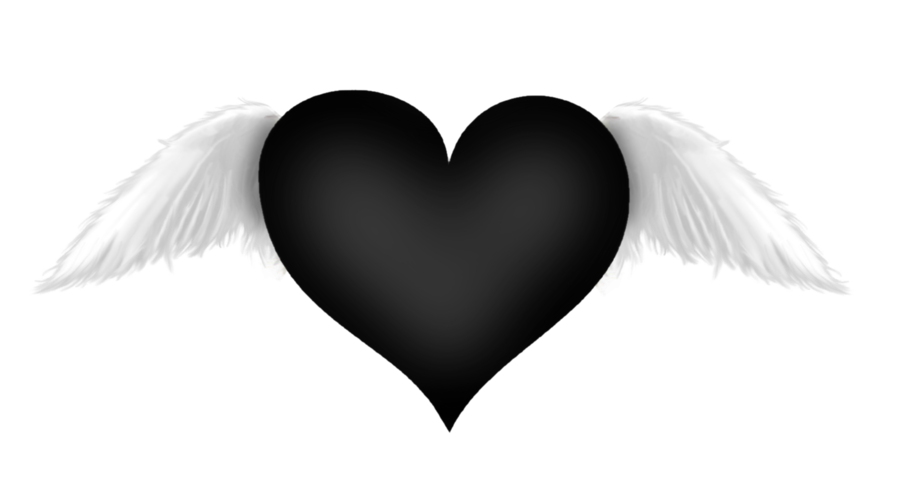 Black Heart With Wings Transparent Clipart Gallery Yopriceville High Quality Images And Transparent Png Free Clipart
