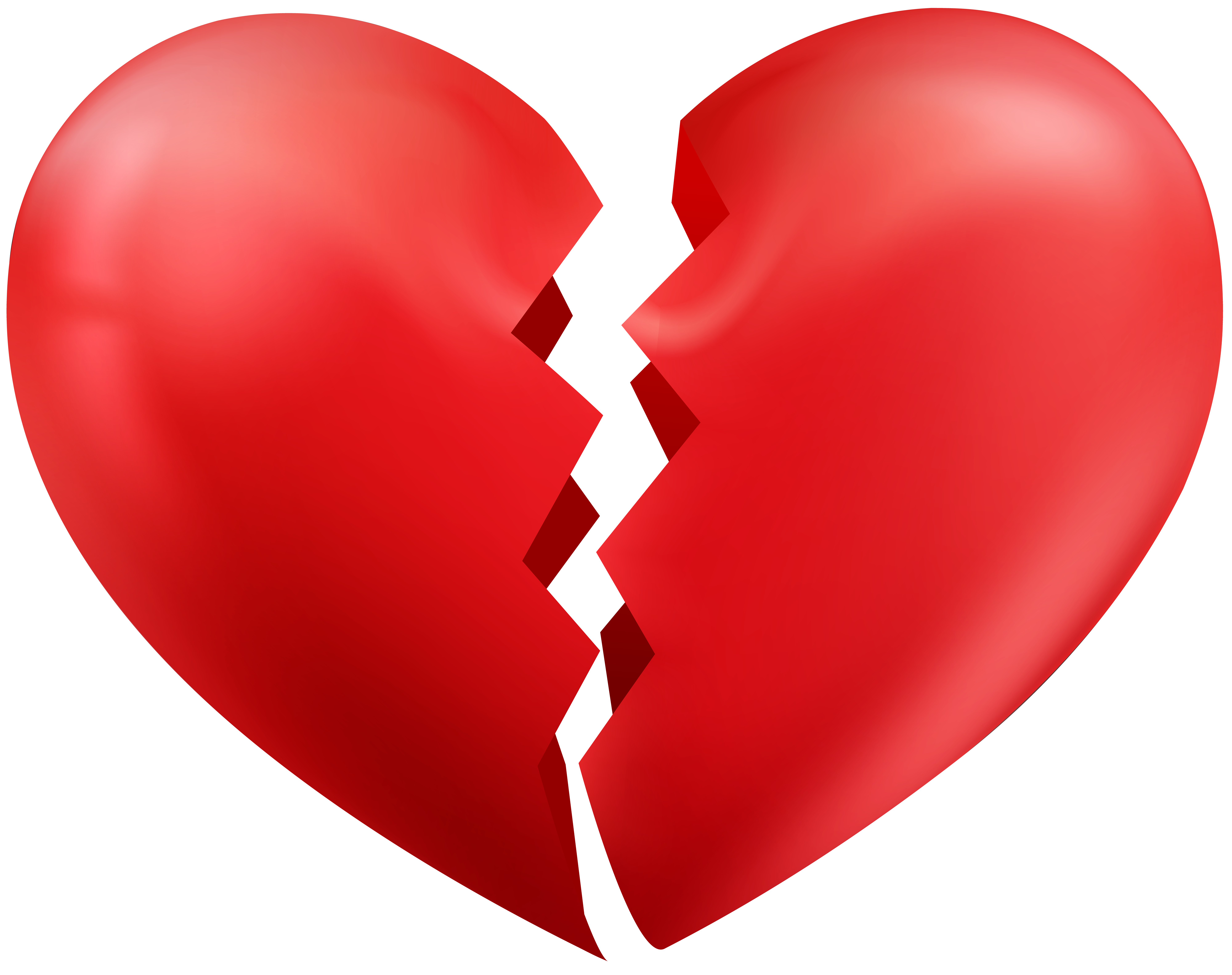 Broken Heart Transparent PNG Clip Art Image​ | Gallery Yopriceville -  High-Quality Free Images and Transparent PNG Clipart