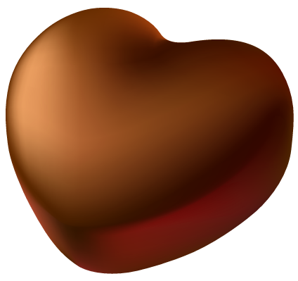 Download Chocolate Heart PNG Picture Clipart | Gallery Yopriceville - High-Quality Images and Transparent ...