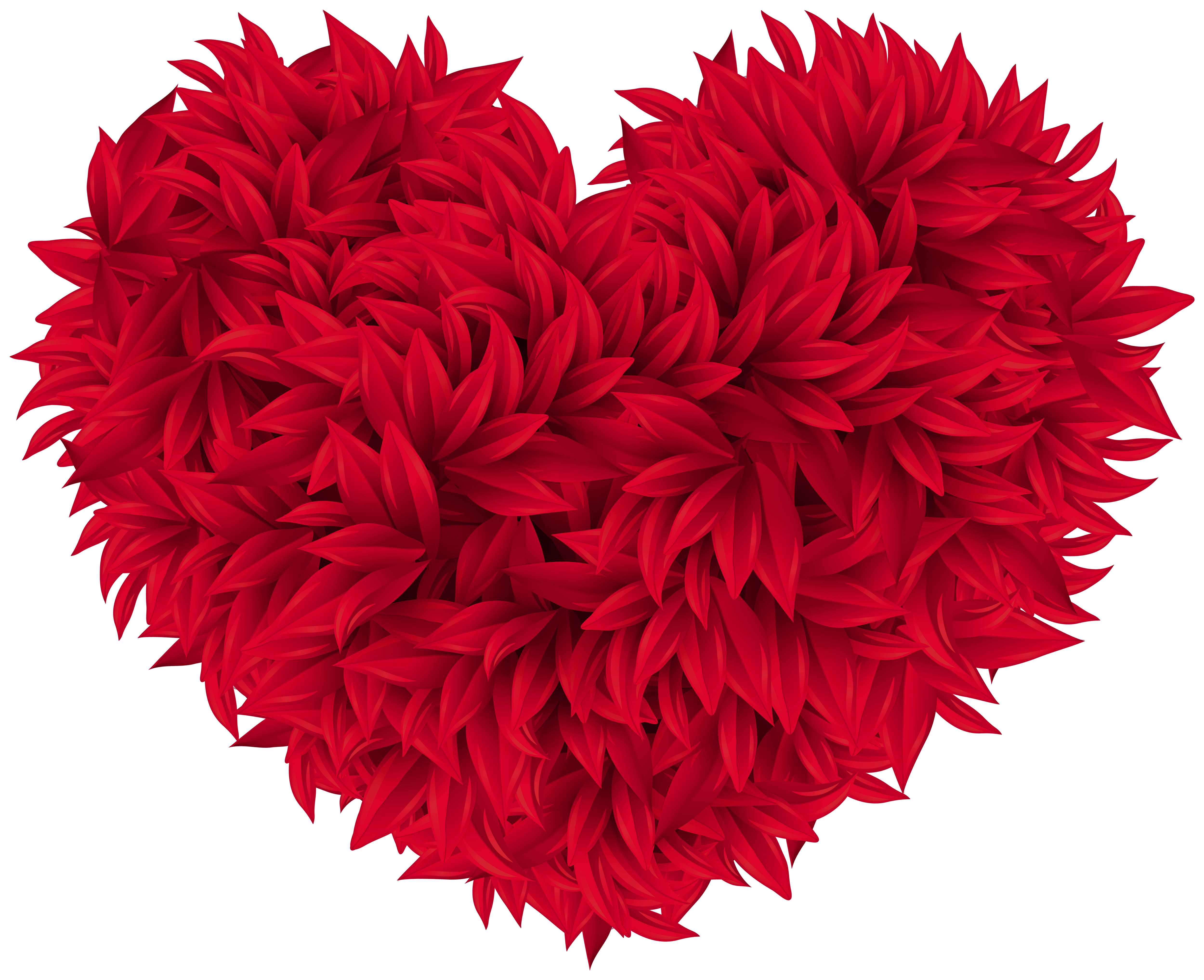 Decorative Red Heart Transparent Image | Gallery Yopriceville - High