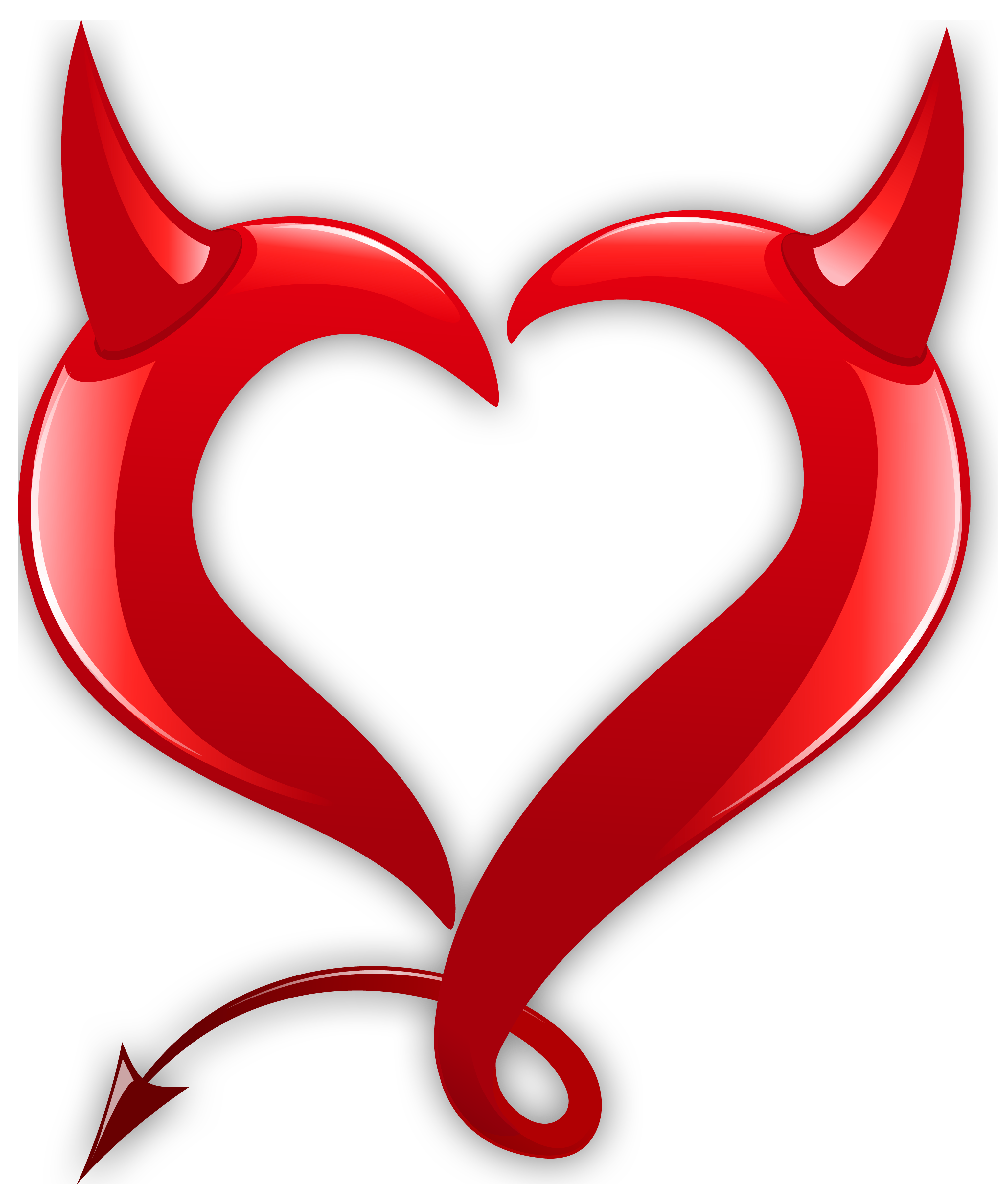 devil heart png