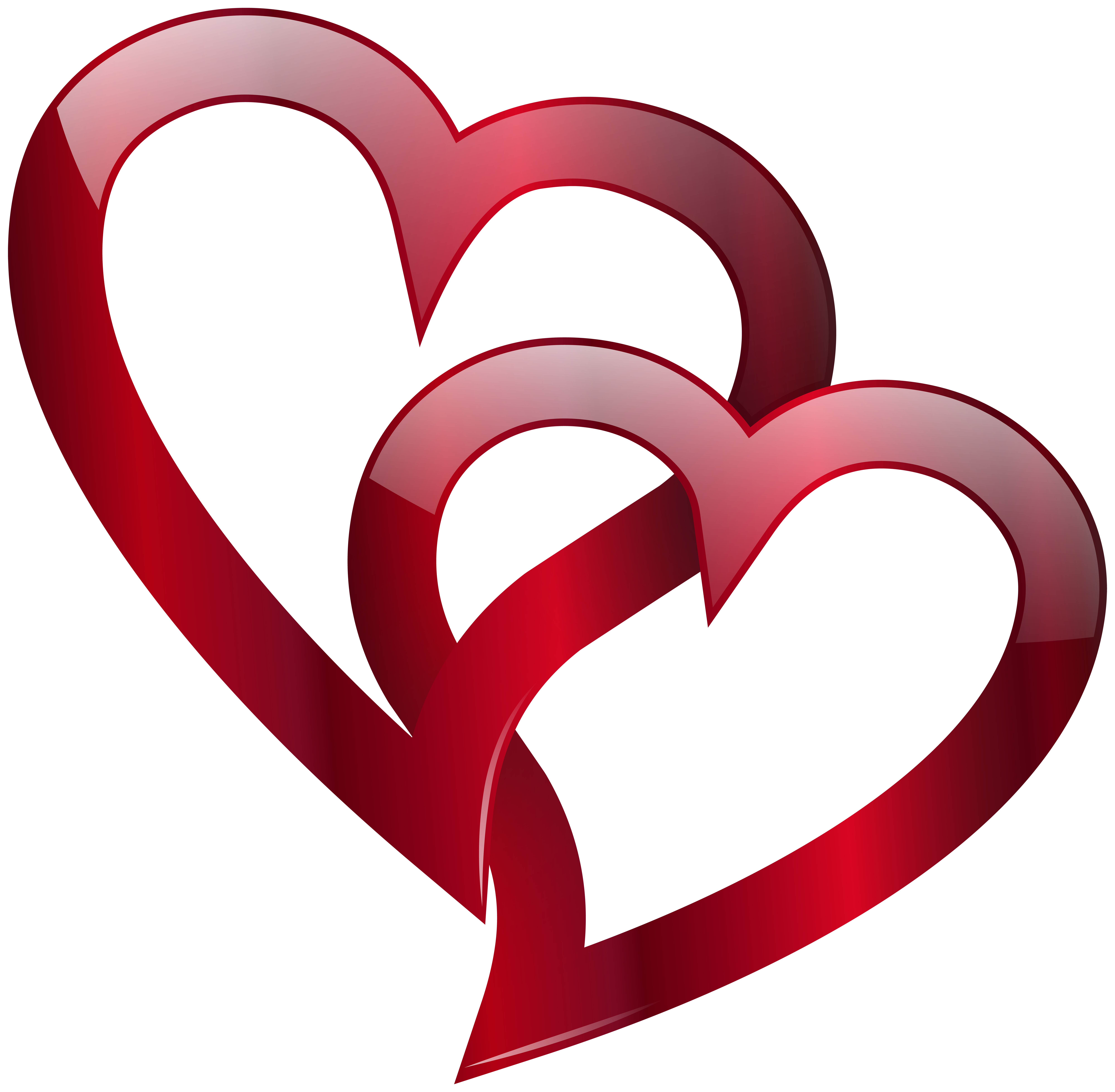 Red Double Heart Png Clip Art Image Gallery Yopriceville High Quality Free Images And Transparent Png Clipart