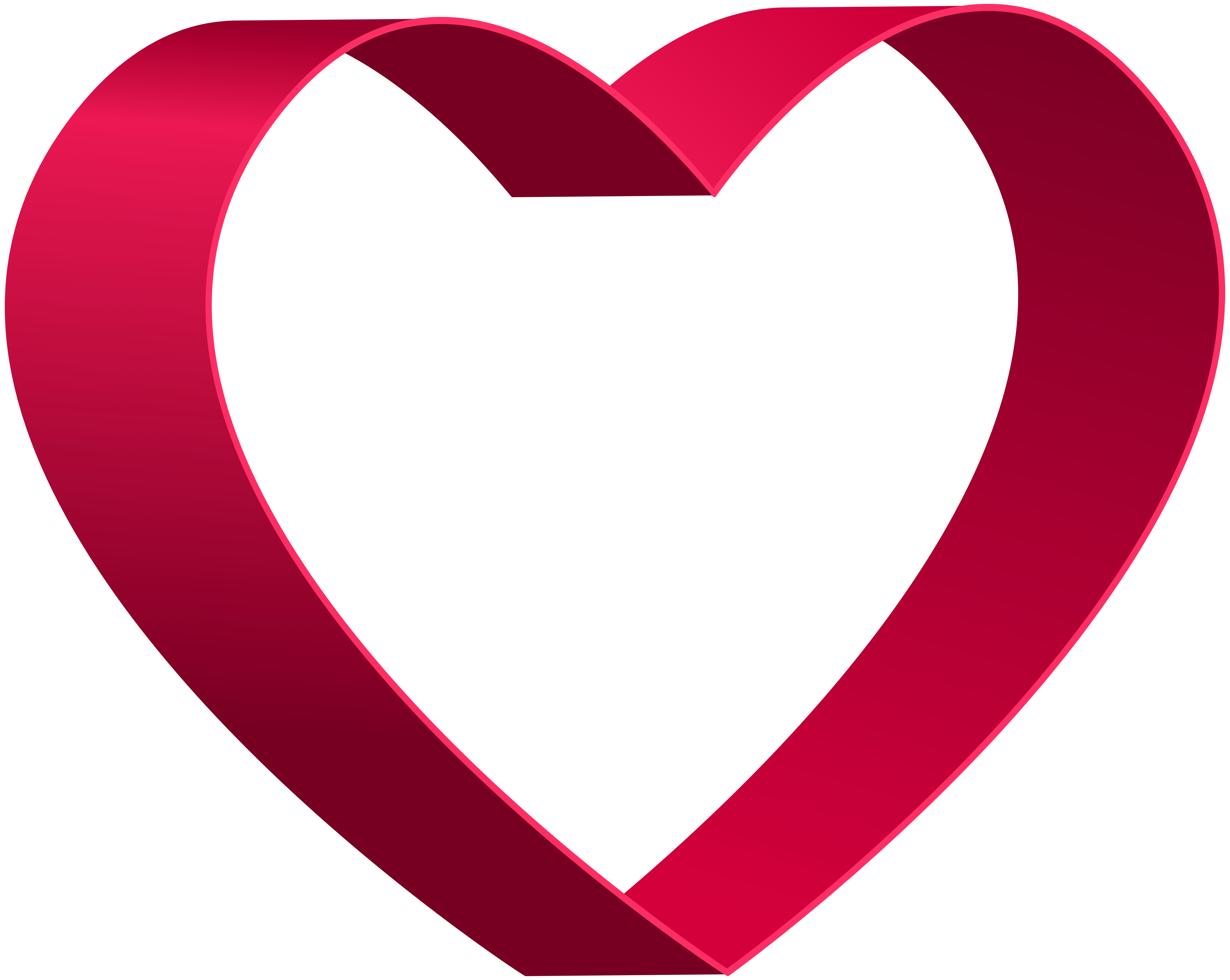 transparent heart shape png
