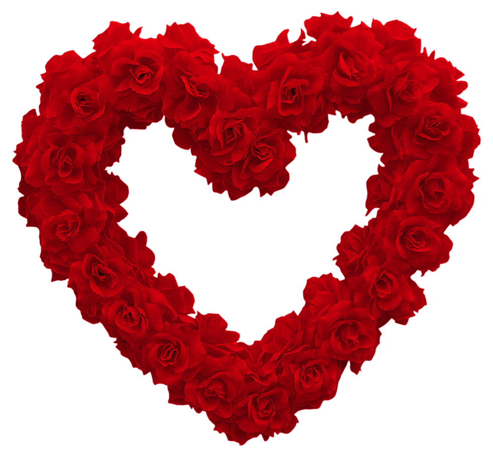Transparent Rose Heart PNG Clipart Picture​ | Gallery Yopriceville - High-Quality Images and Transparent PNG Free Clipart