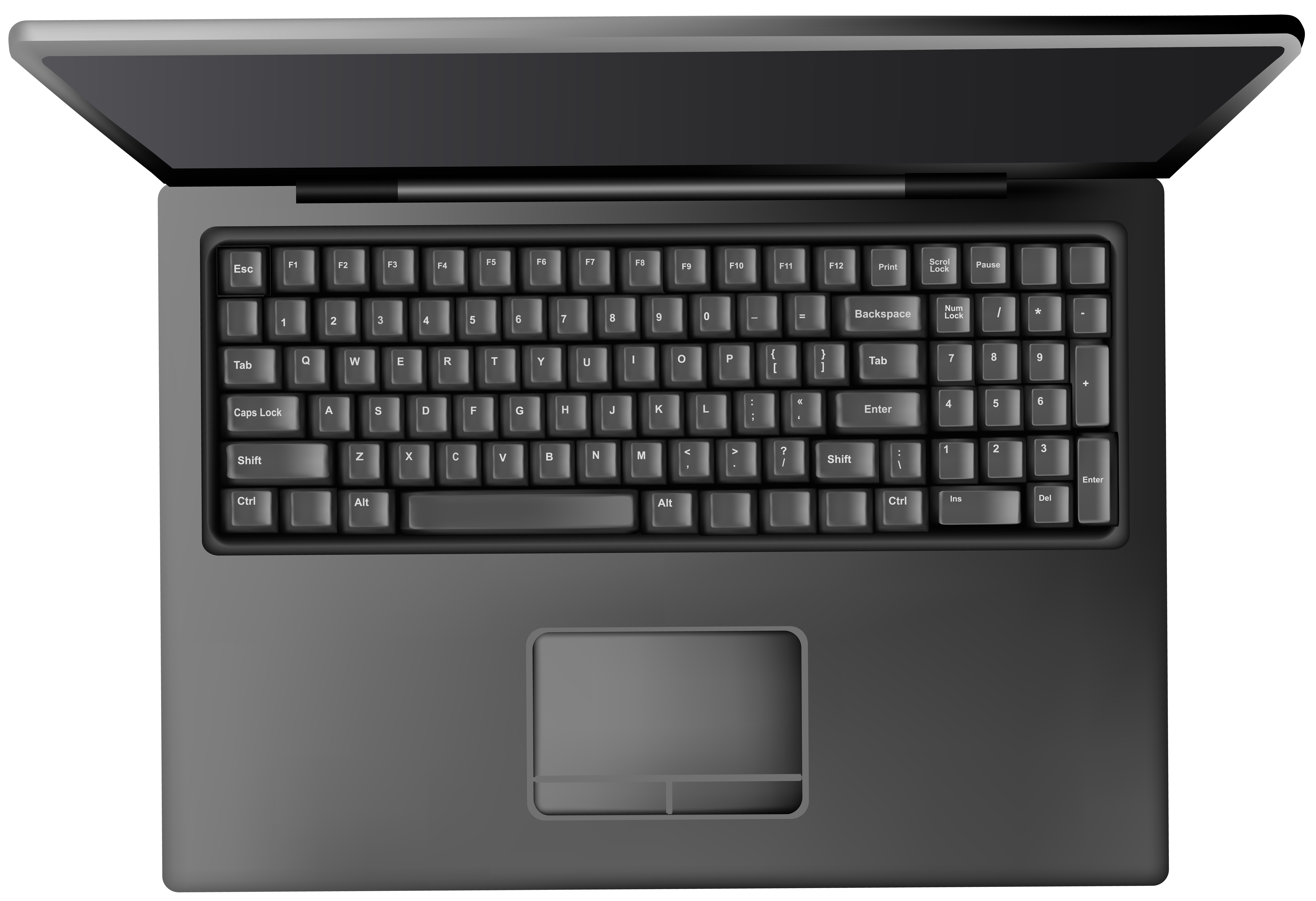 Laptop Transparent PNG Clip Art Image | Gallery Yopriceville - High-Quality Images and