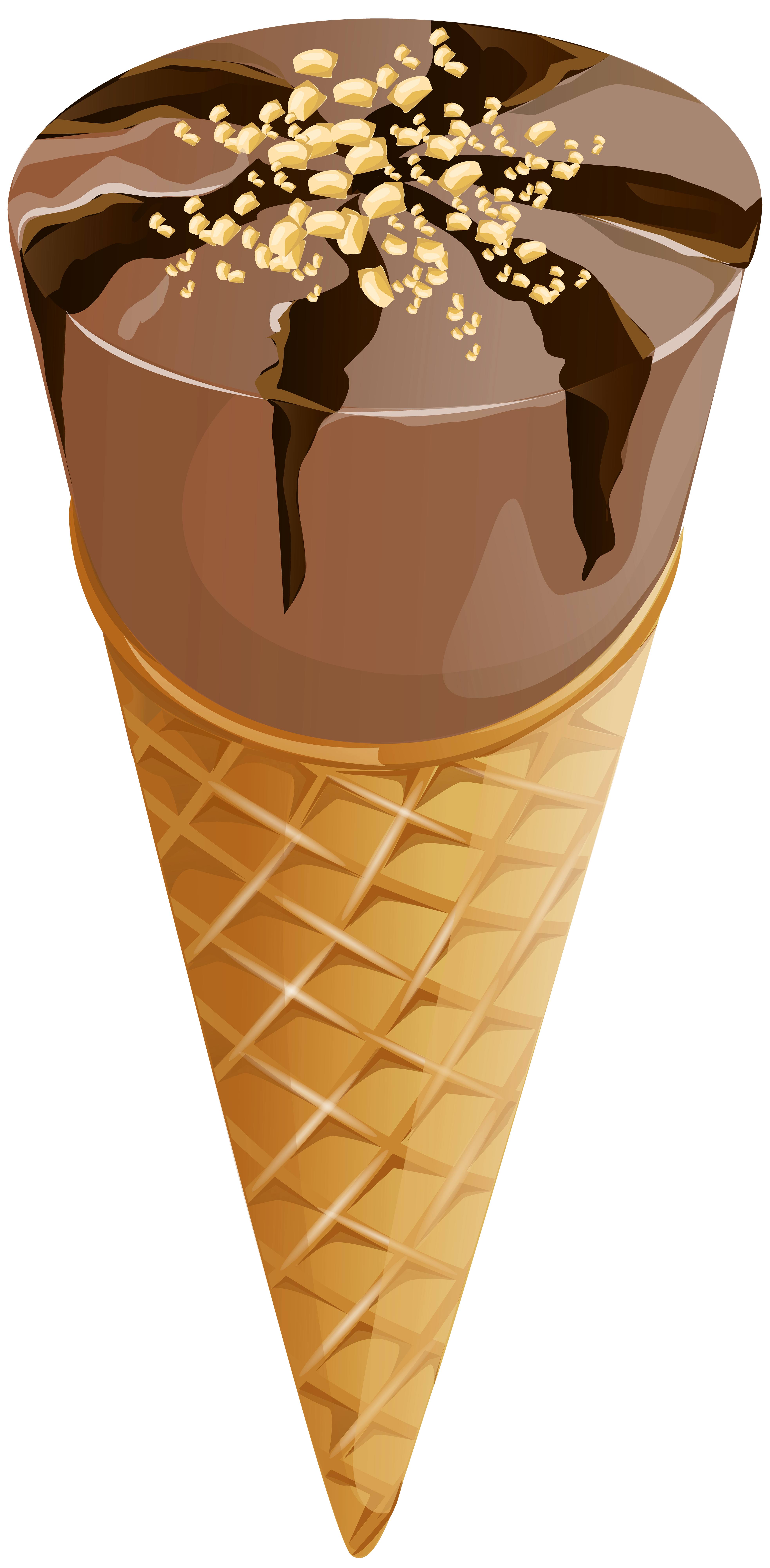 Chocolate Ice Cream Transparent PNG Clip Art Image ...