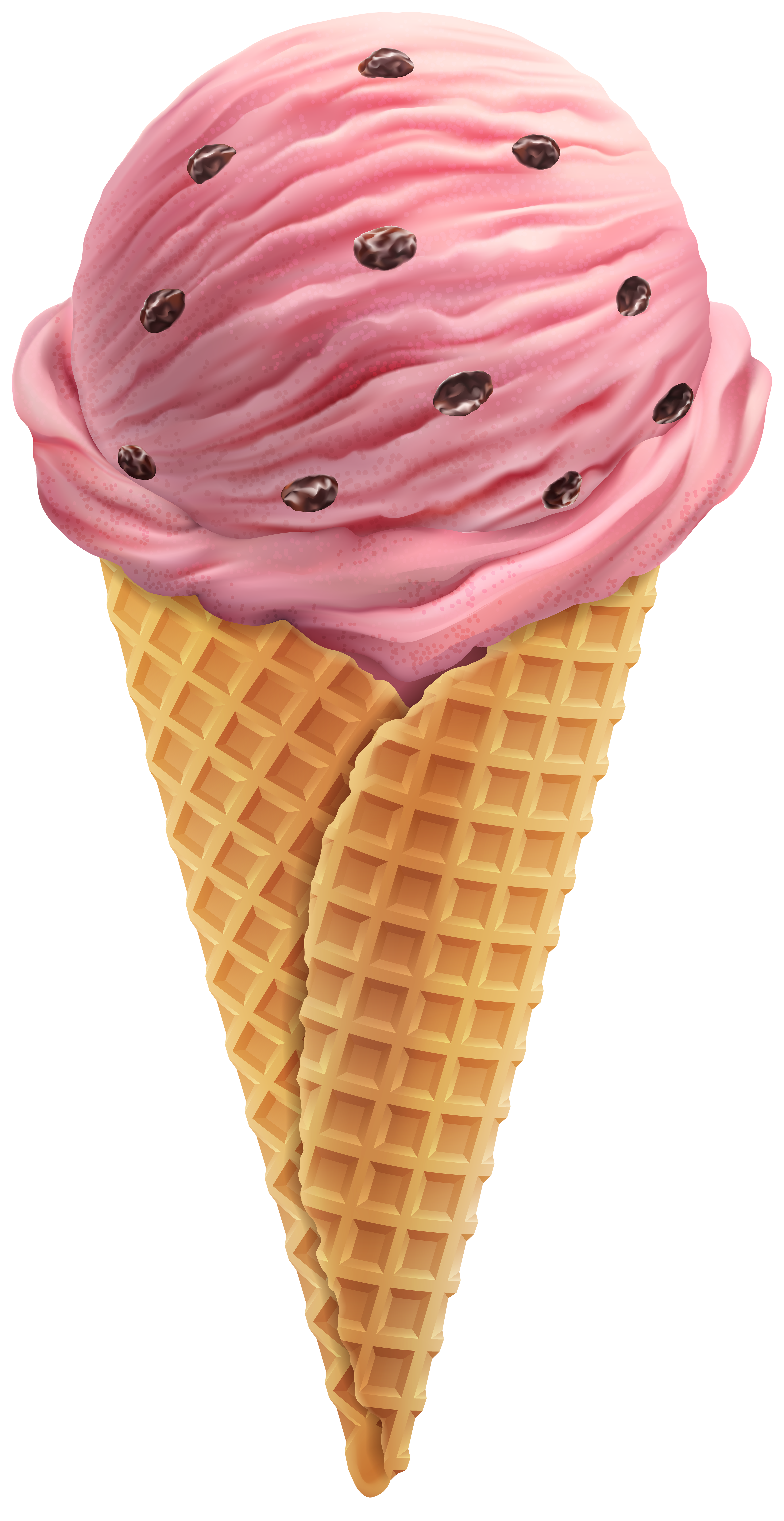 Ice cream Cone Transparent Image | Gallery Yopriceville - High-Quality