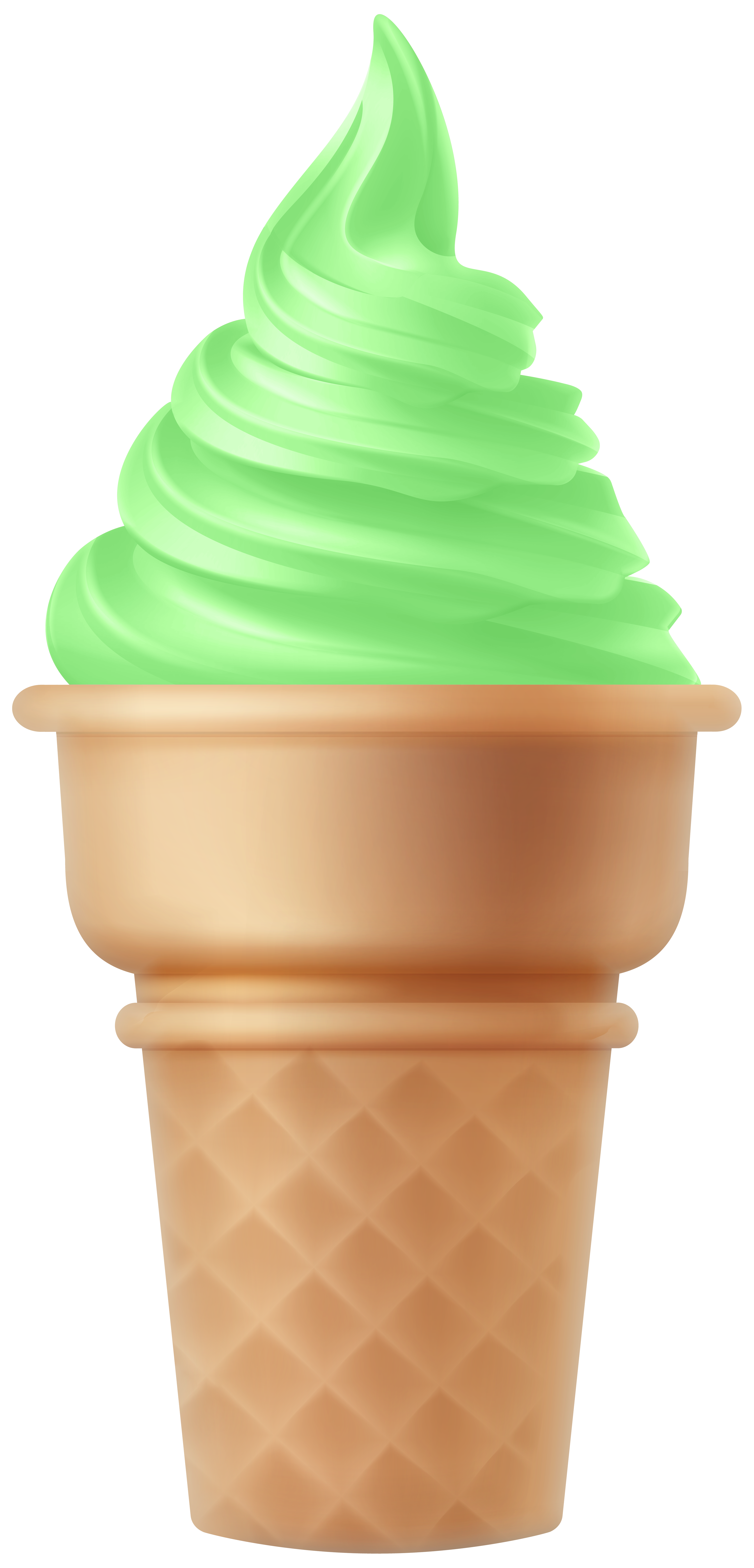 Mint Ice Cream Cone PNG Transparent Clipart​ | Gallery Yopriceville -  High-Quality Free Images and Transparent PNG Clipart