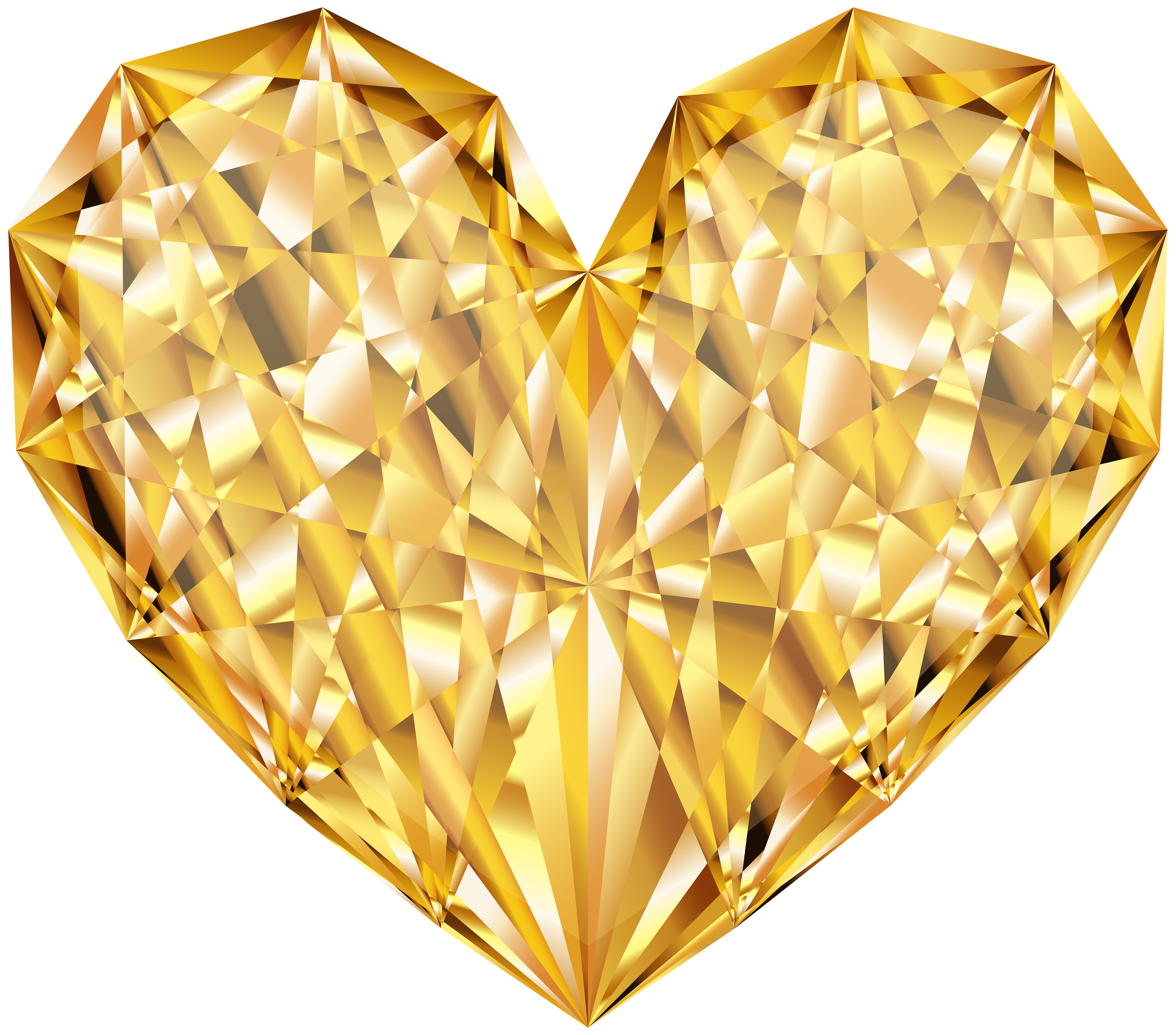 Yellow Brilliant Heart Clip Art Image Gallery Yopriceville High Quality Images And Transparent Png Free Clipart