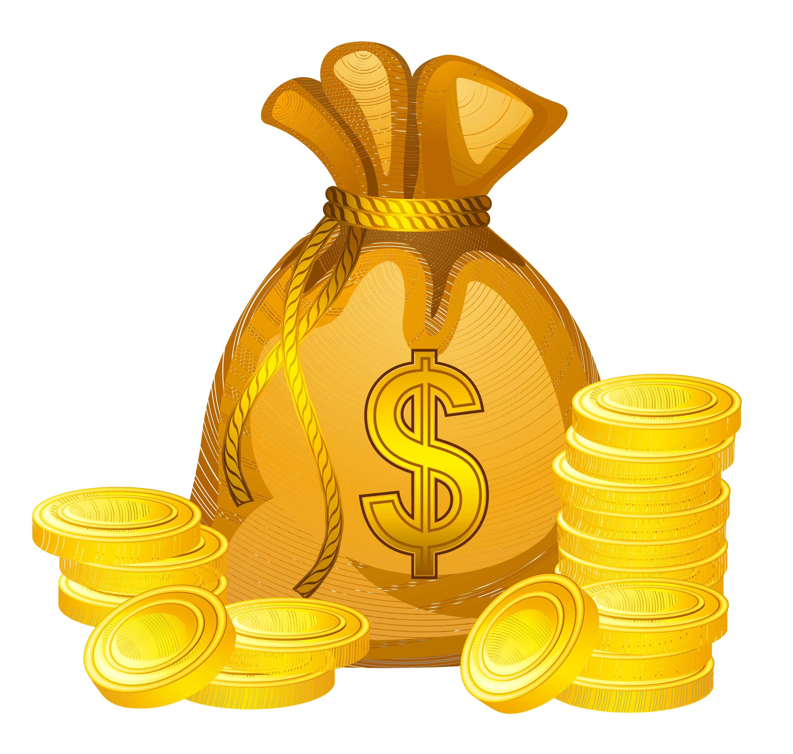 Bag Full Of Money PNG Transparent Images Free Download