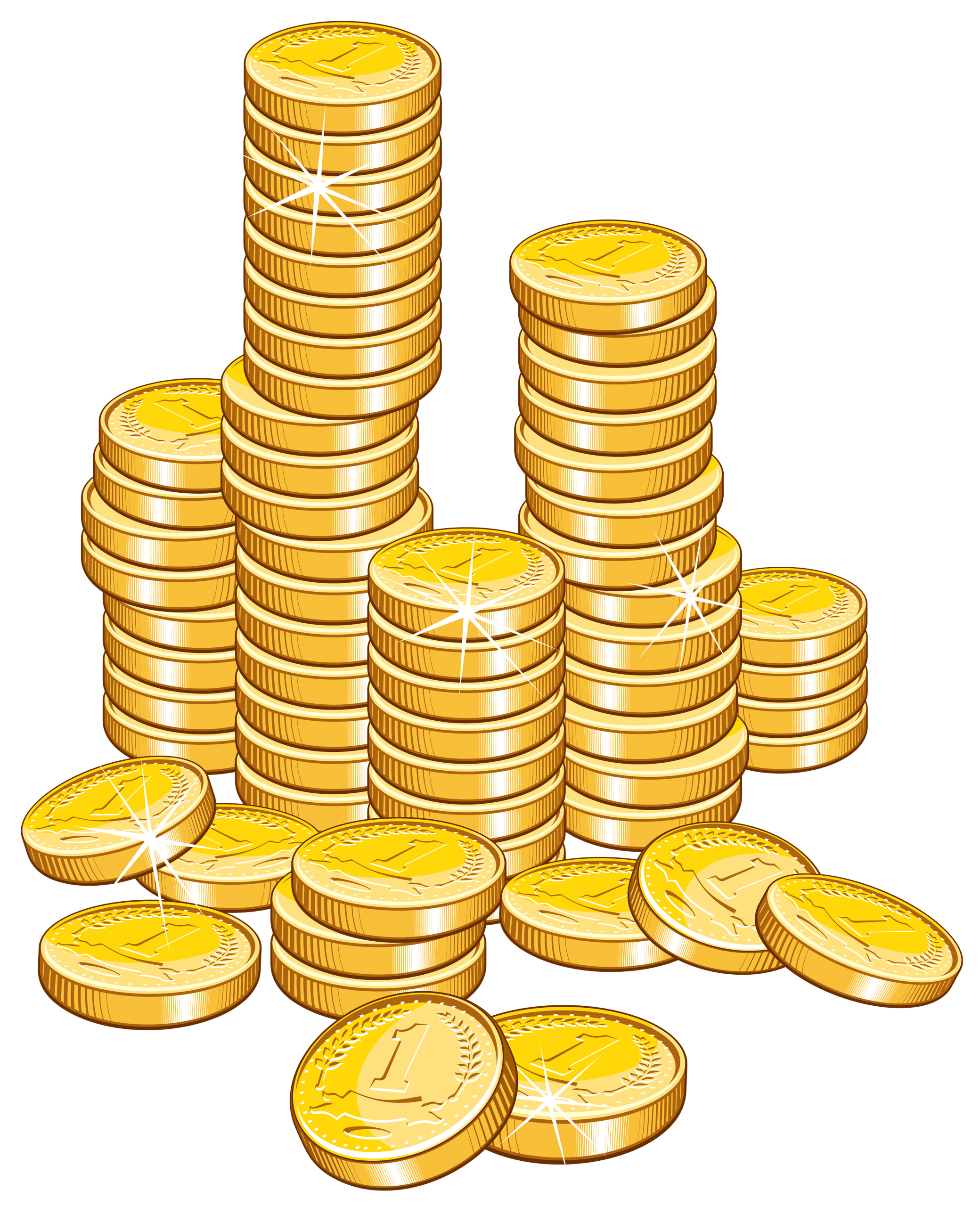 stack of coins high resolution