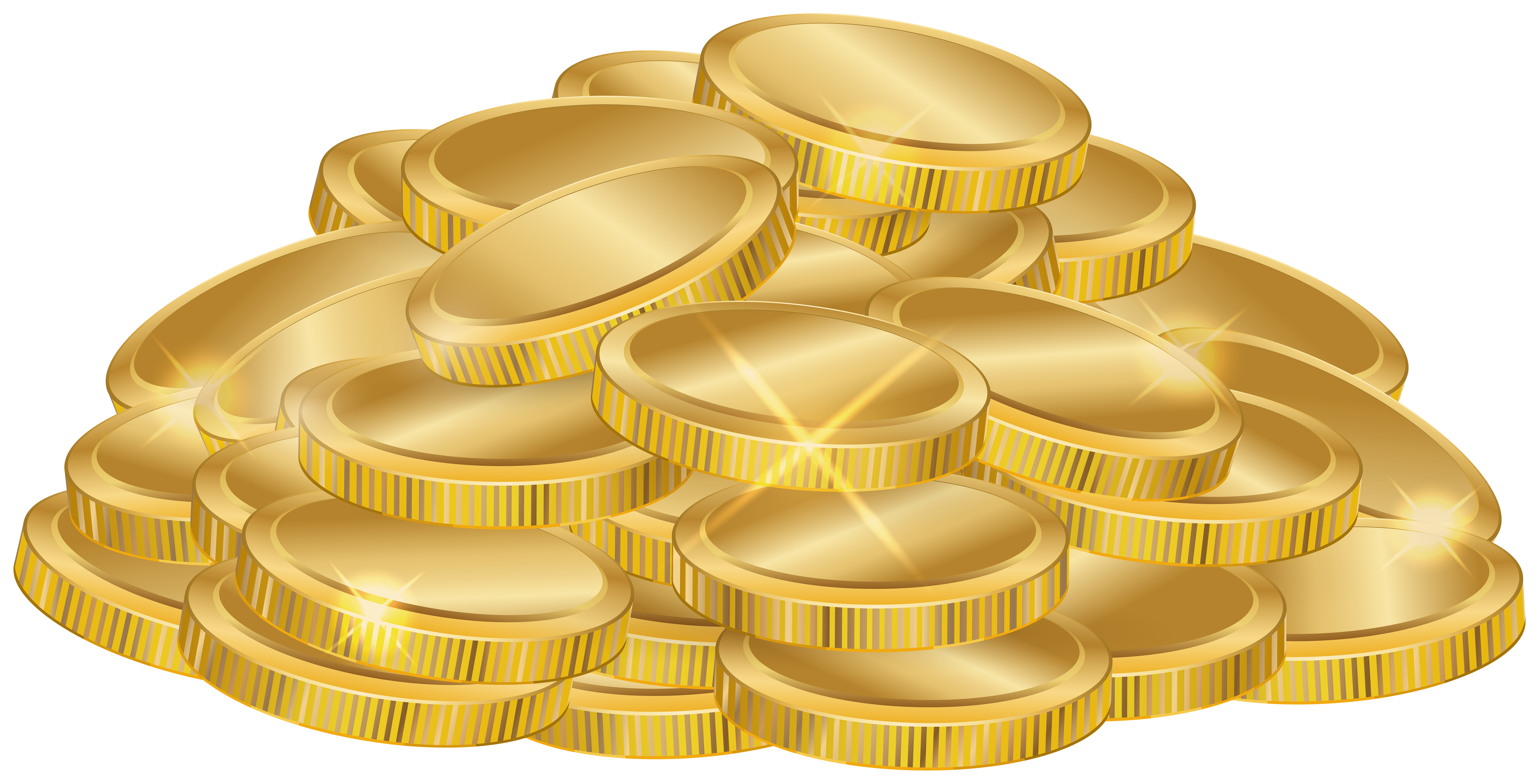 Pile of Coins PNG Clipart | Gallery Yopriceville - High-Quality Images