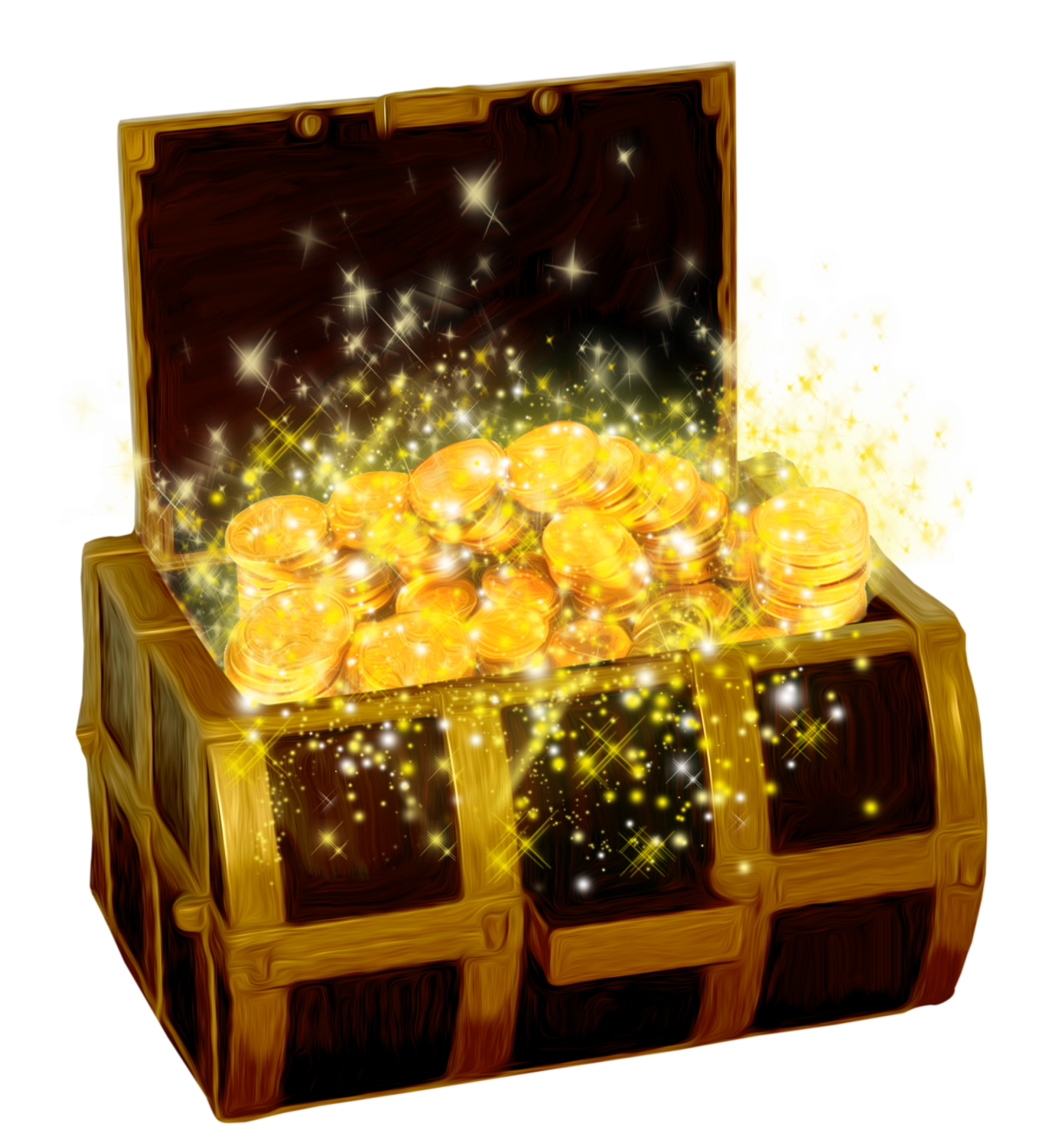 Gold Coins Treasure Chest PNG Clipart Picture​  Gallery Yopriceville -  High-Quality Free Images and Transparent PNG Clipart