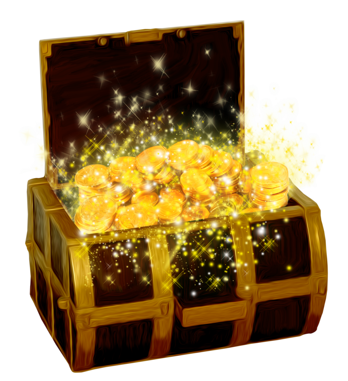 Gold Chest PNG Transparent Images Free Download