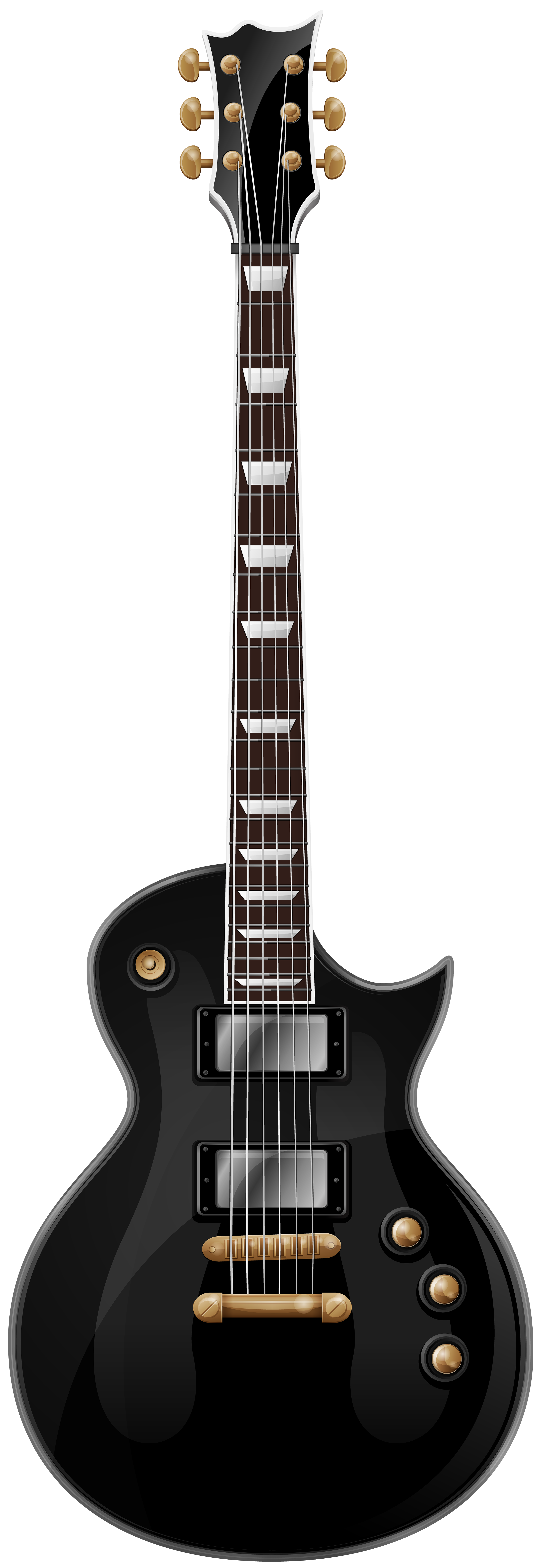 Czarna gitara PNG obraz clipartCzarna gitara PNG obraz clipart  