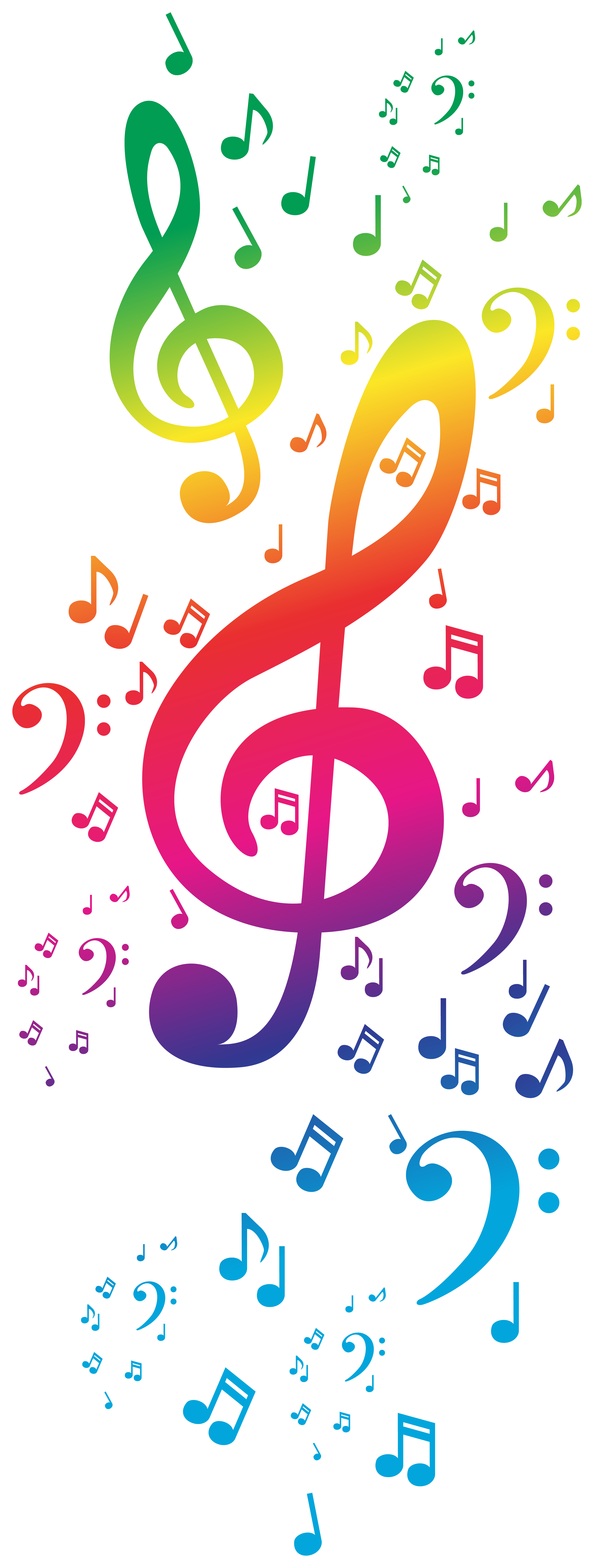 Music Note Transparent Background   Colorful Music Notes Transparent Image 