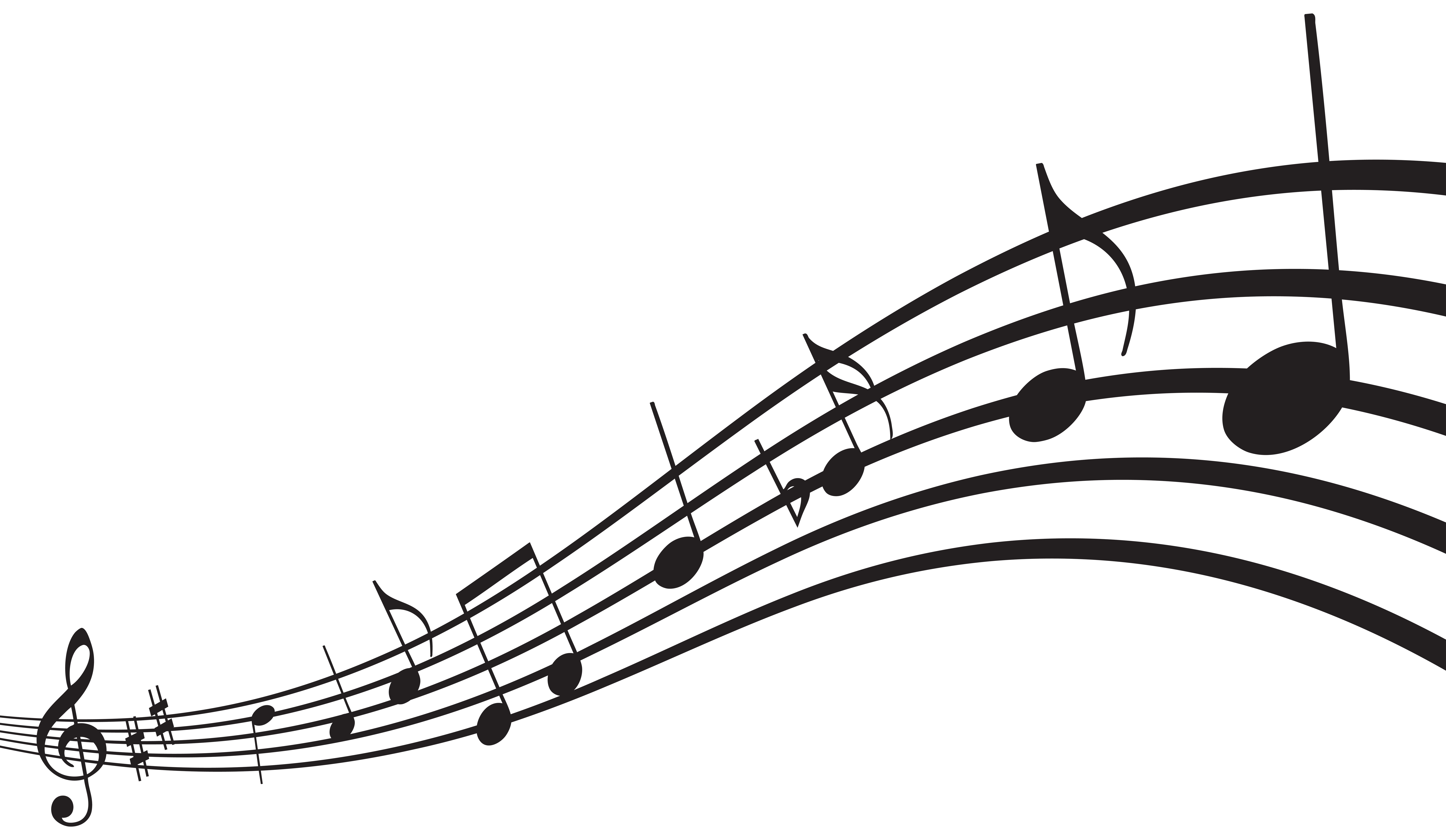 Music Notes Banner Clipart Pictures