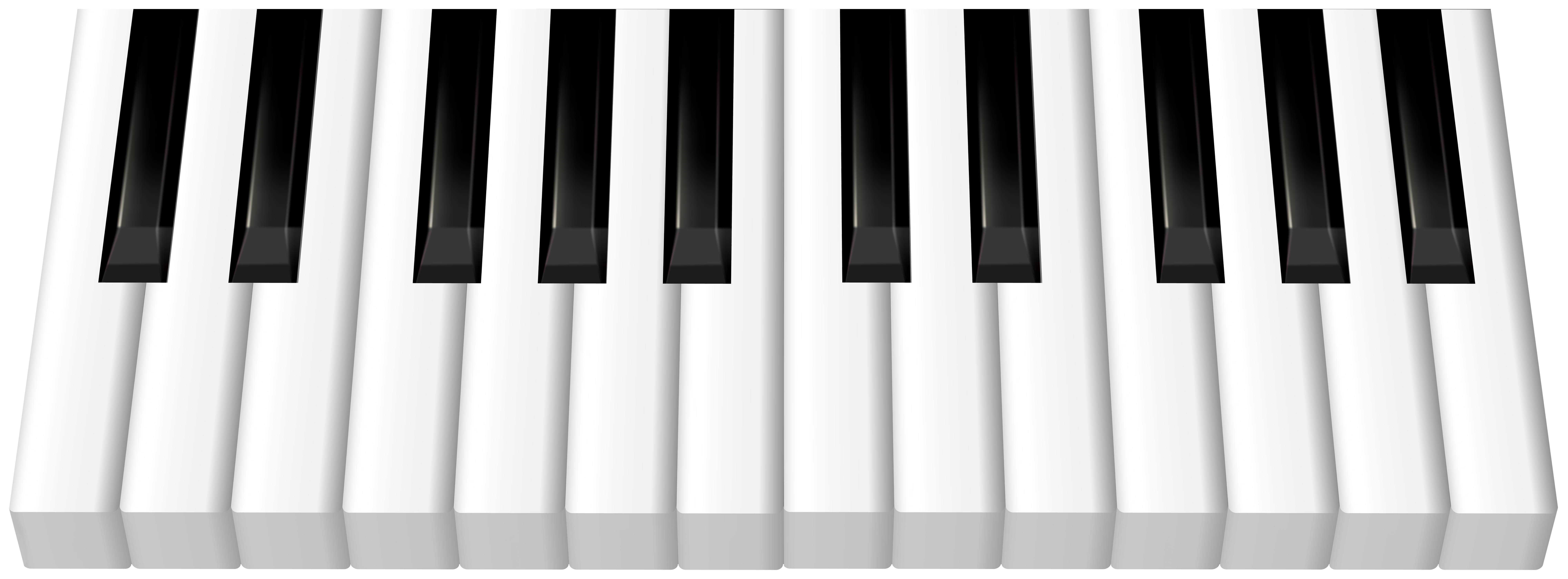 piano keyboard clipart