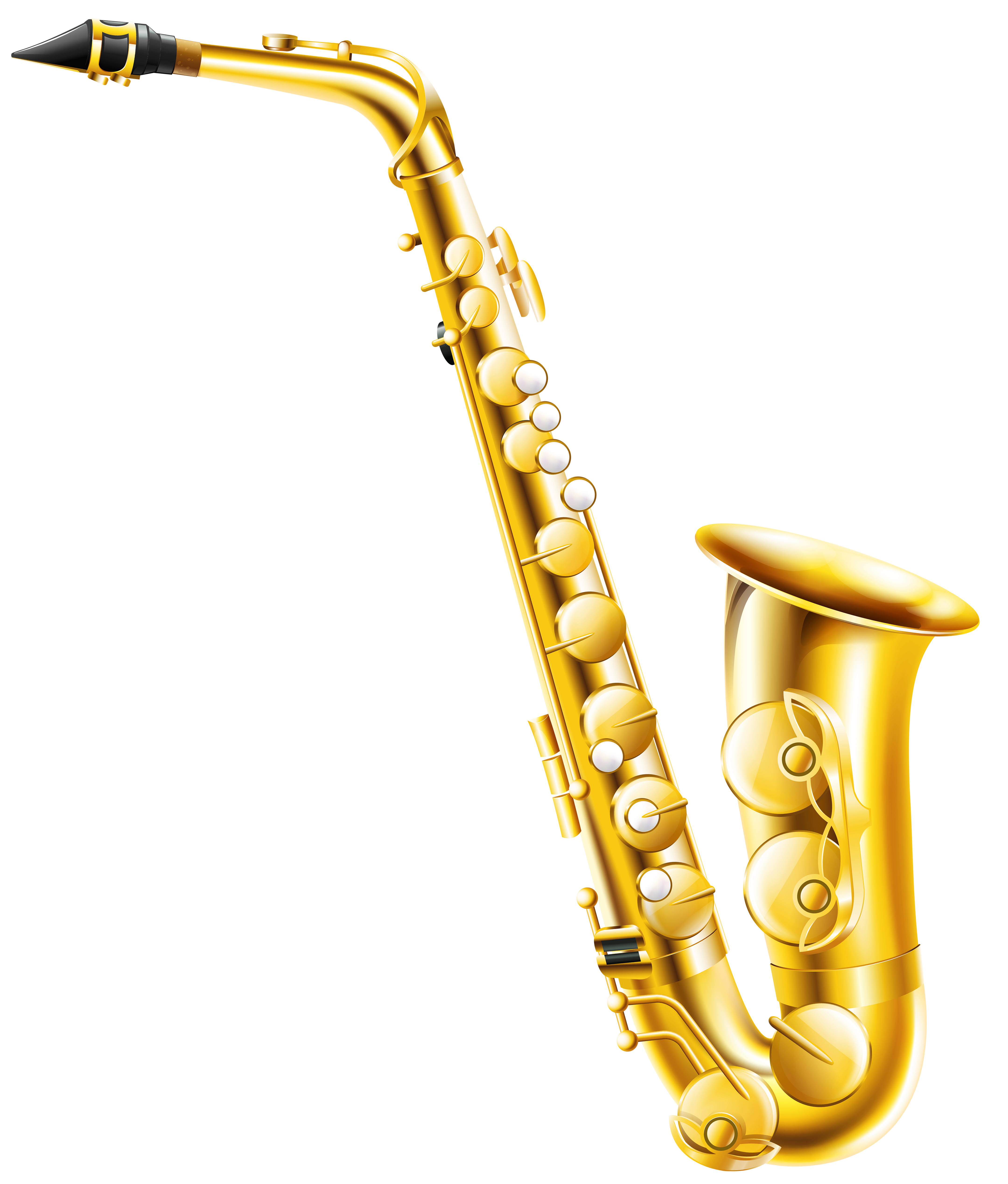 Transparent Saxophone PNG Clipart​ | Gallery Yopriceville - High-Quality  Free Images and Transparent PNG Clipart