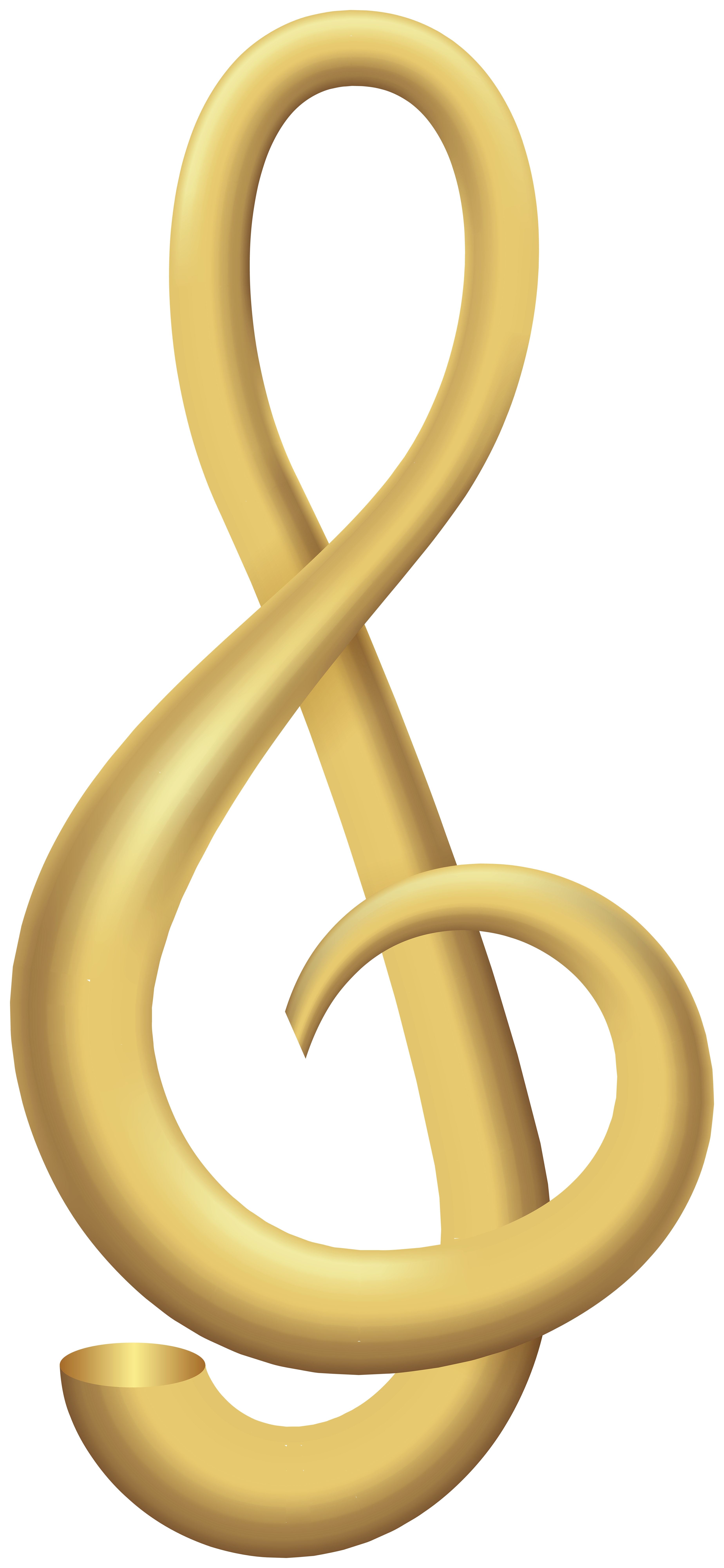 Treble Clef Gold Transparent Png Clip Art Image Gallery