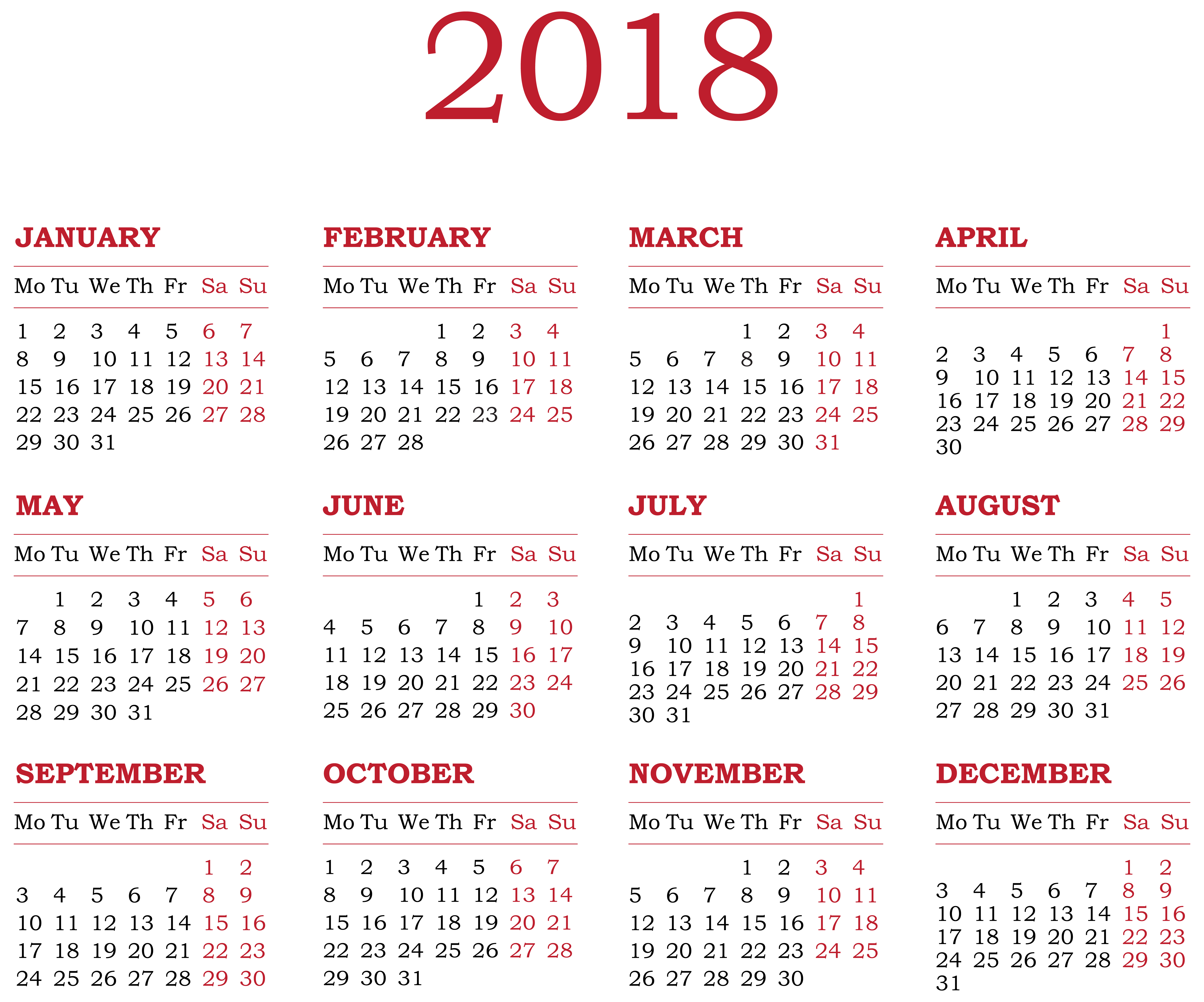 18 Calendar Transparent Png Clip Art Gallery Yopriceville High Quality Free Images And Transparent Png Clipart