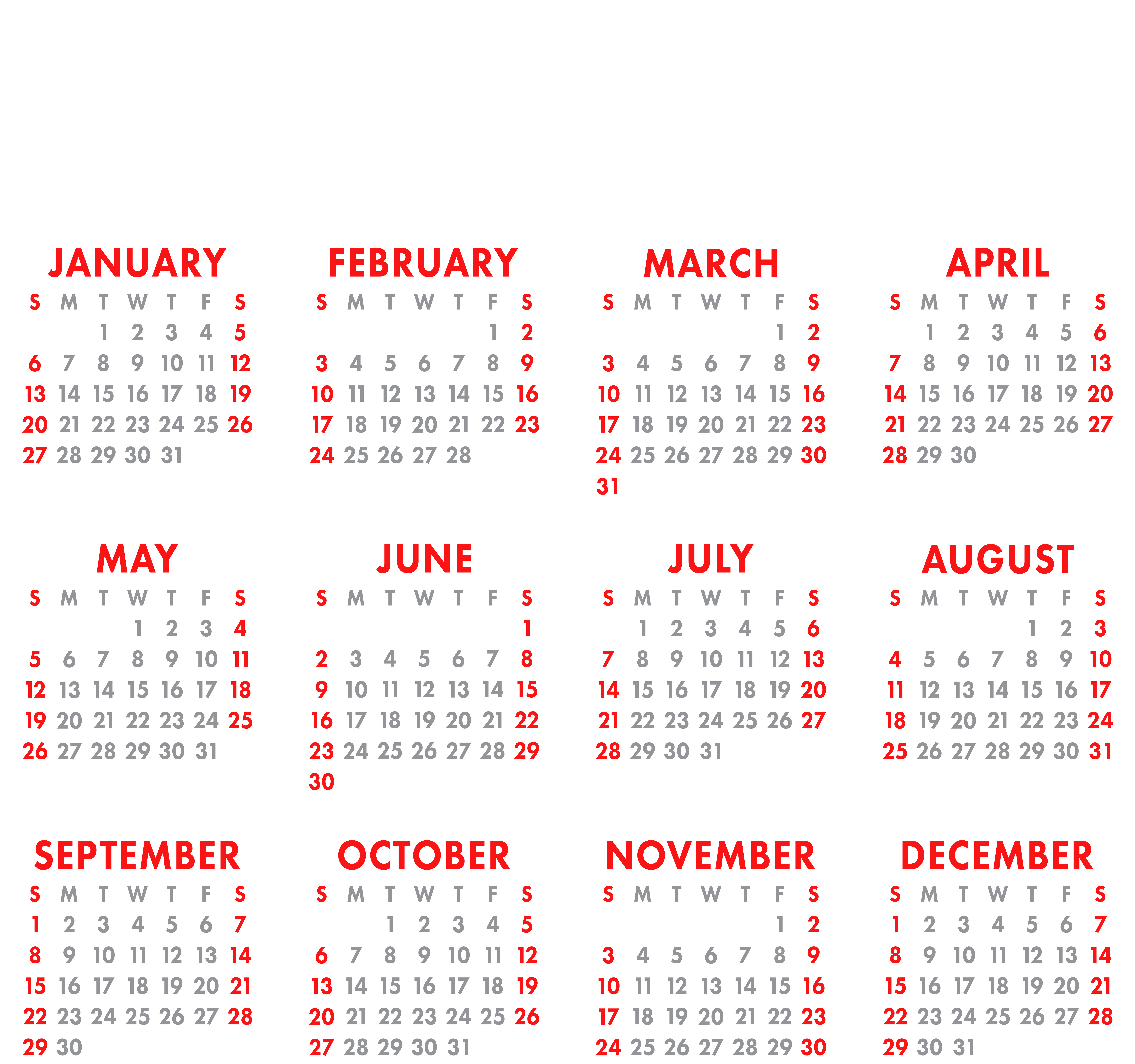 2019 Calendar Png Image File Png All - Bank2home.com