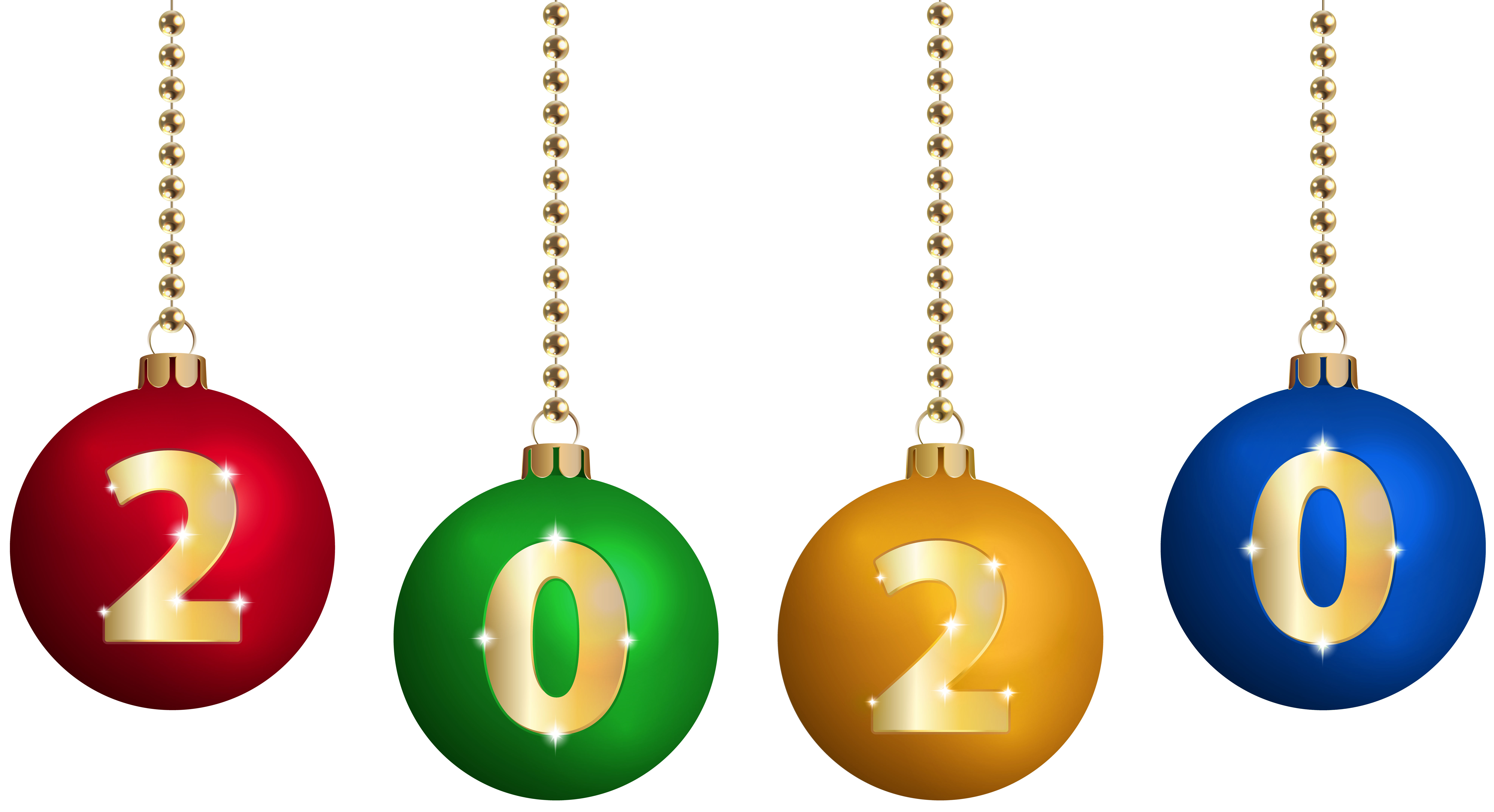 2020 On Christmas Balls Transparent Clip Art Gallery Yopriceville High Quality Images And Transparent Png Free Clipart