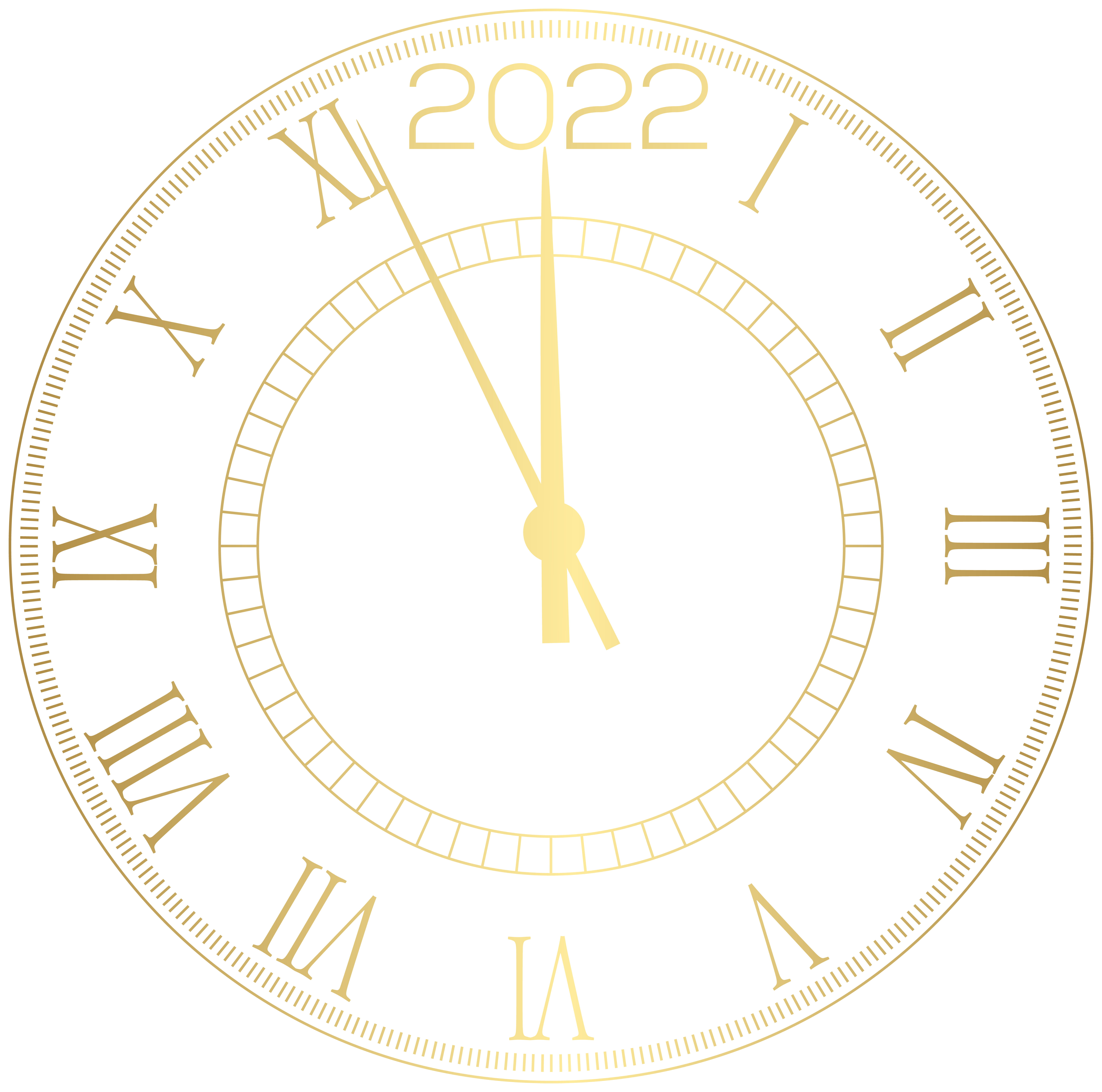new years 2022 clock