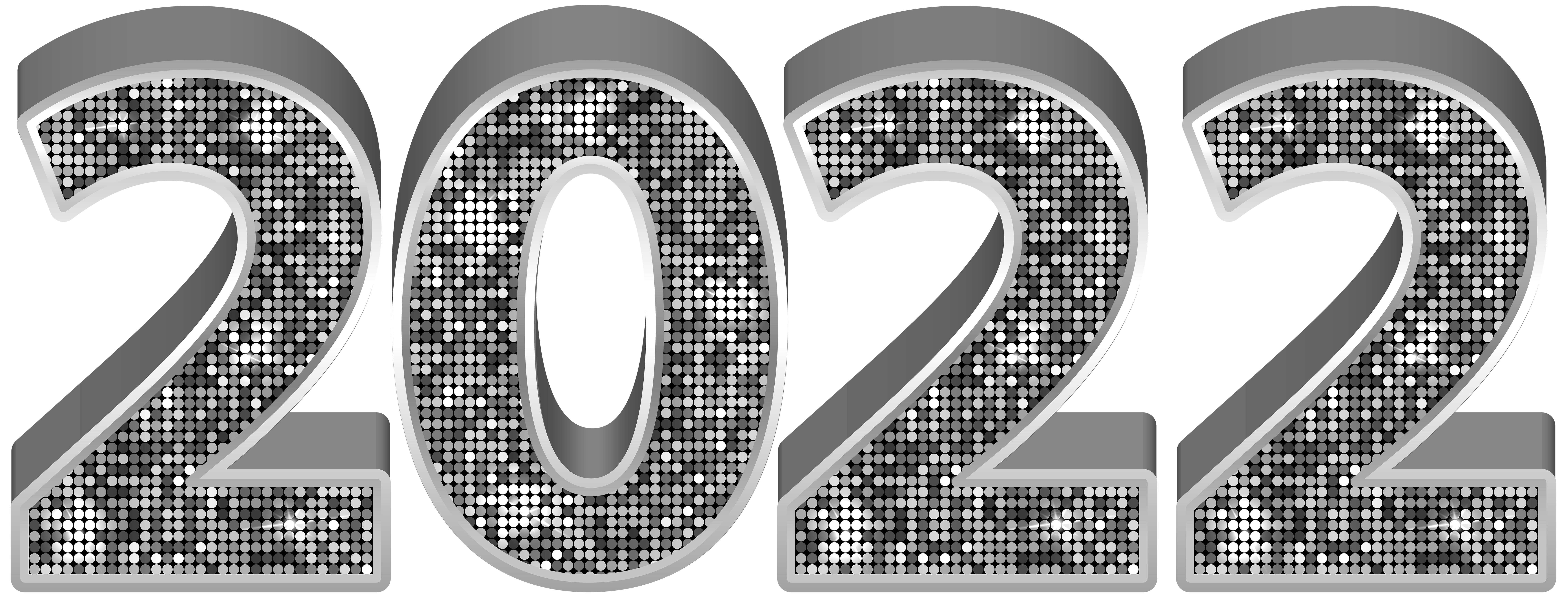 2022 clipart black and white