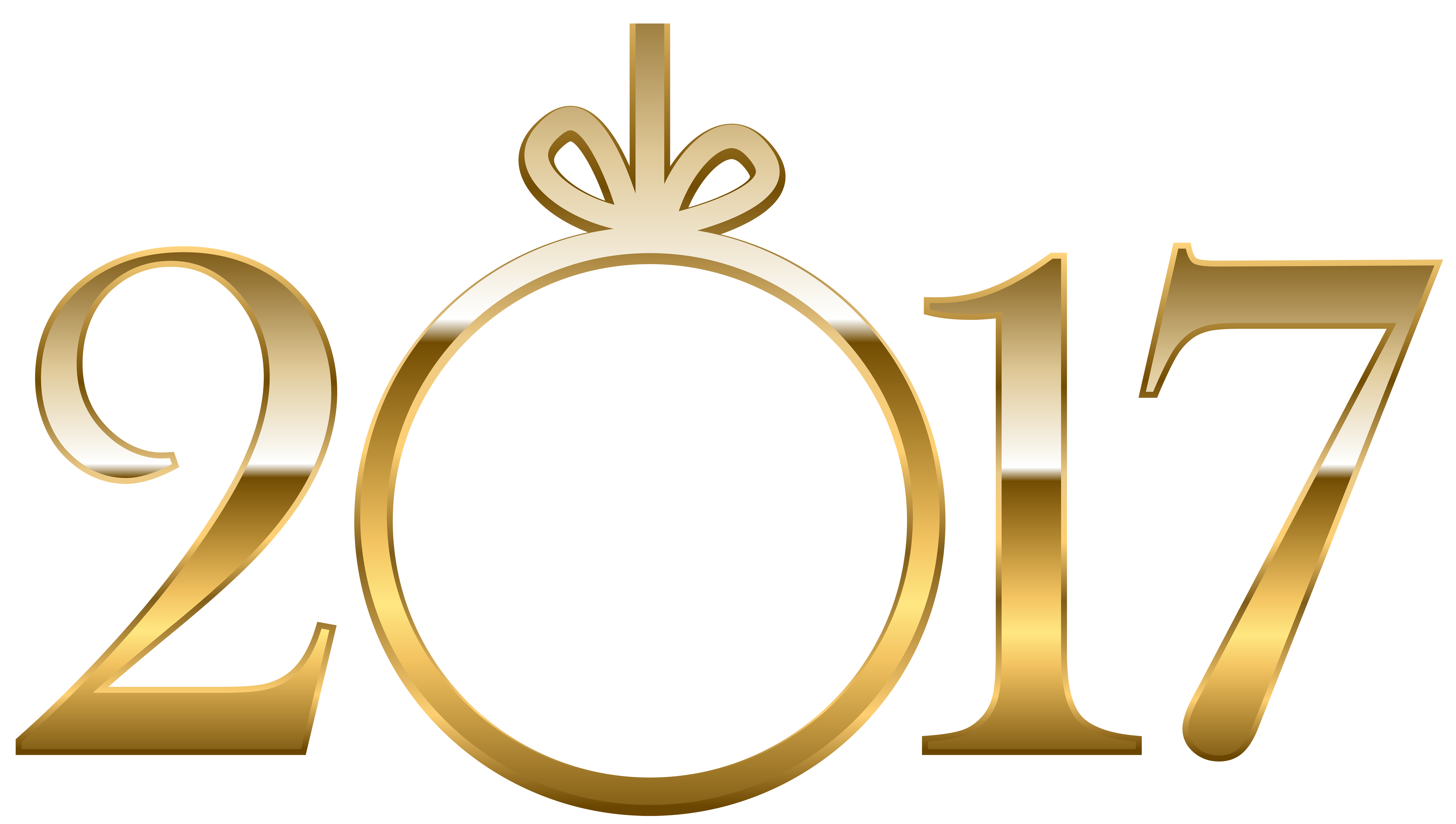 Golden_Deco_2017_Transparent_PNG_Clip_Art_Image