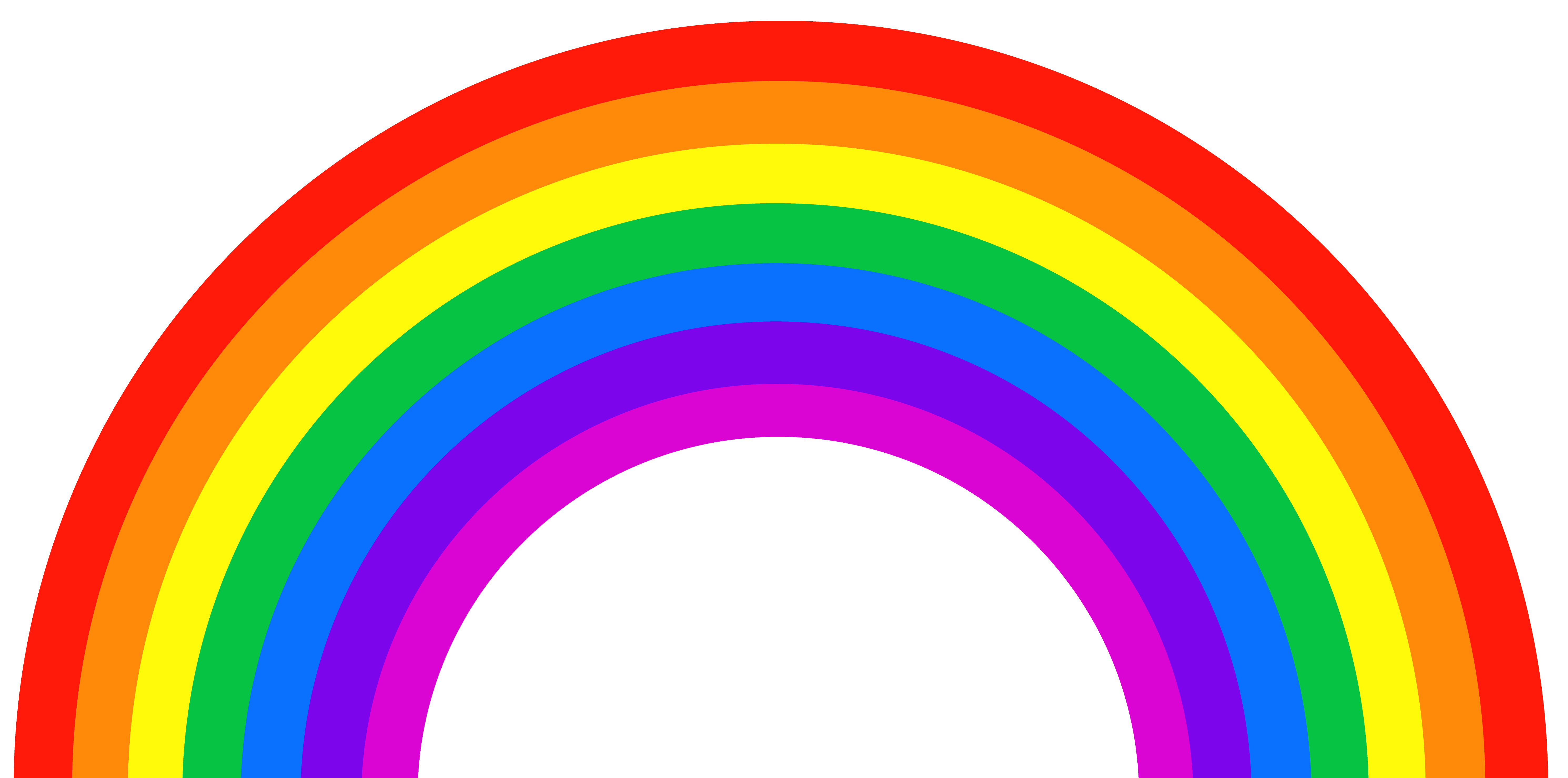 Rainbow PNG Clipart Picture | Gallery Yopriceville - High-Quality Free