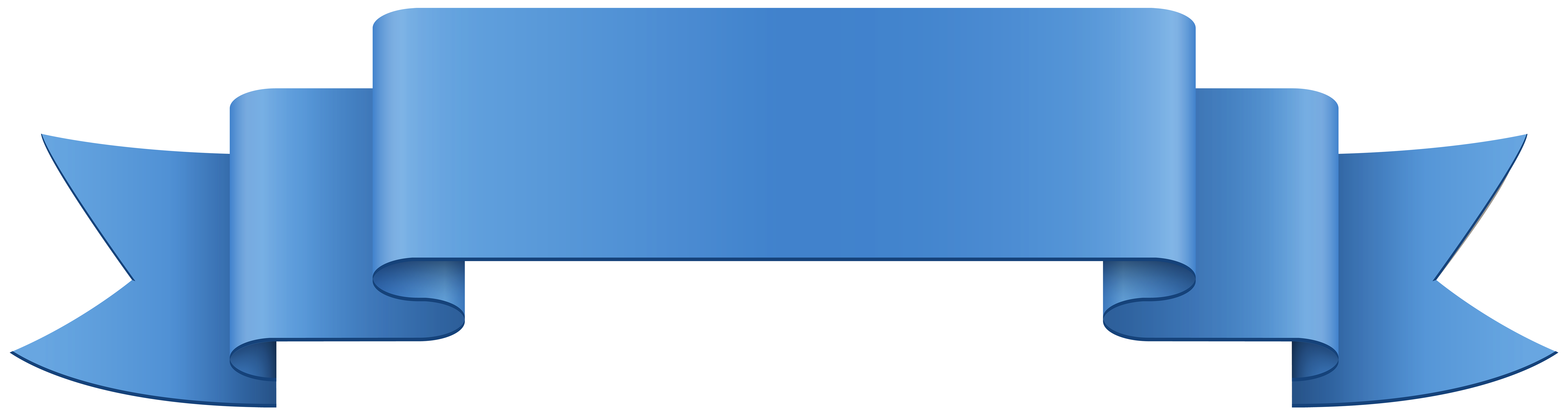Blue Ribbon Banner Clip Art