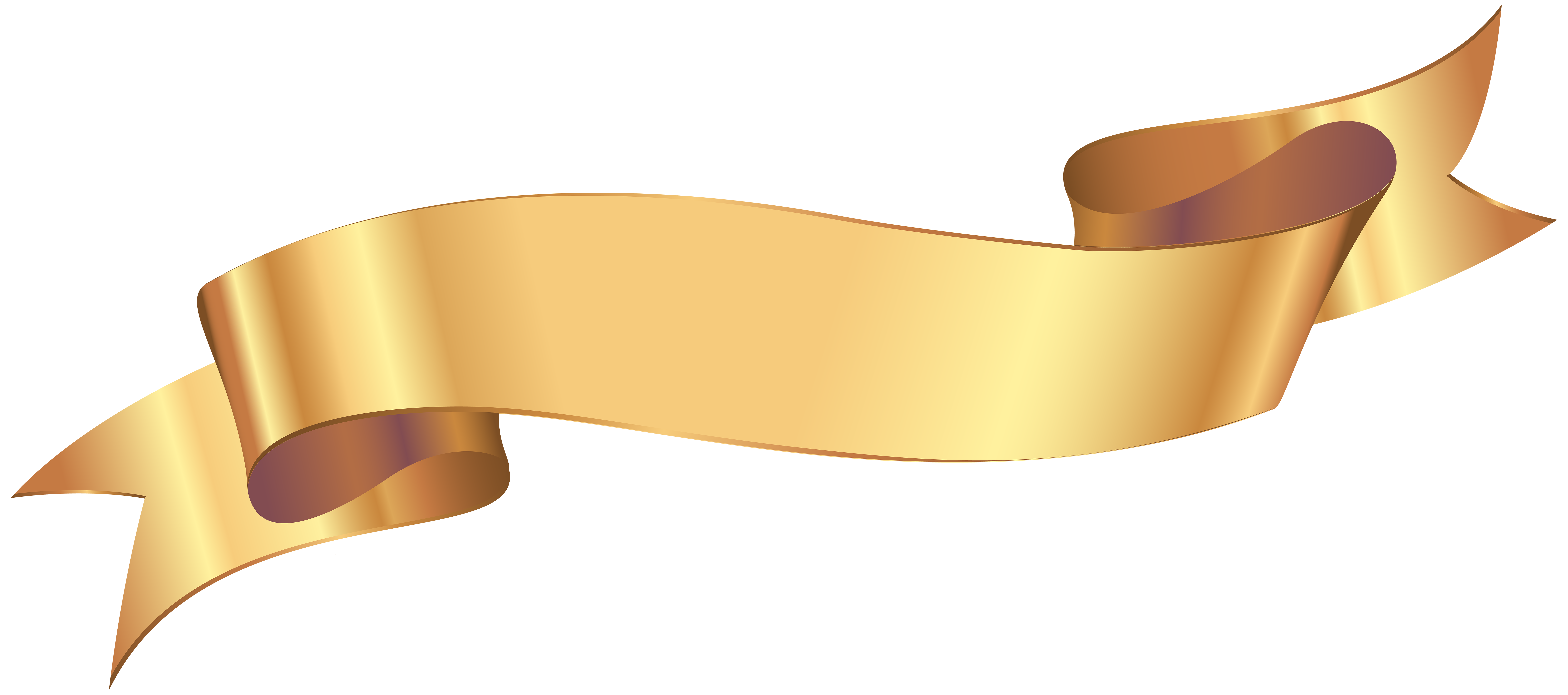 gold banner clip art