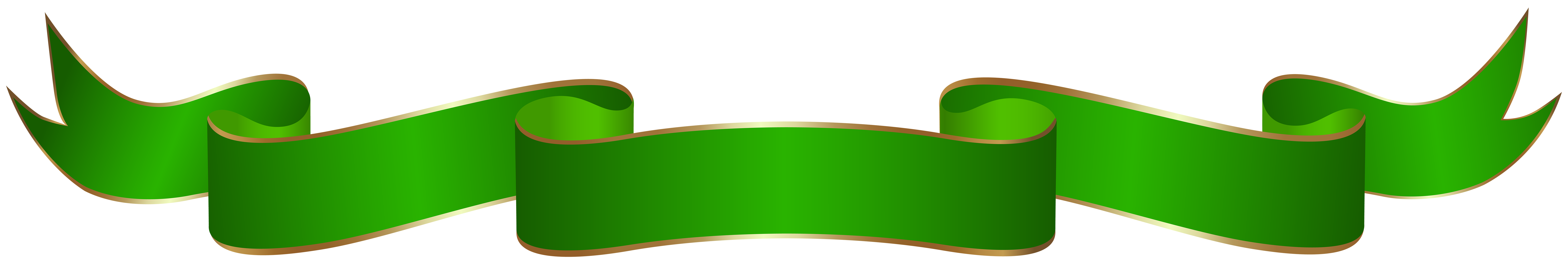 Banner Green Transparent Clip Art Image | Gallery Yopriceville - High