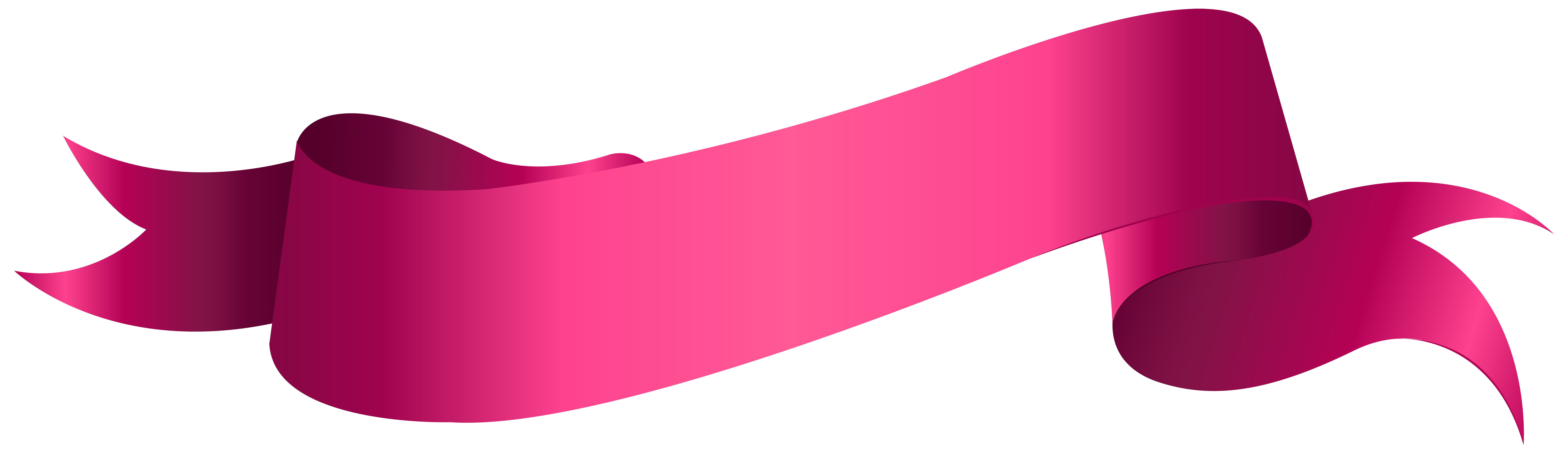 Ribbon Clipart, Banner PNG, Pink Ribbons Clip art, Digital Download