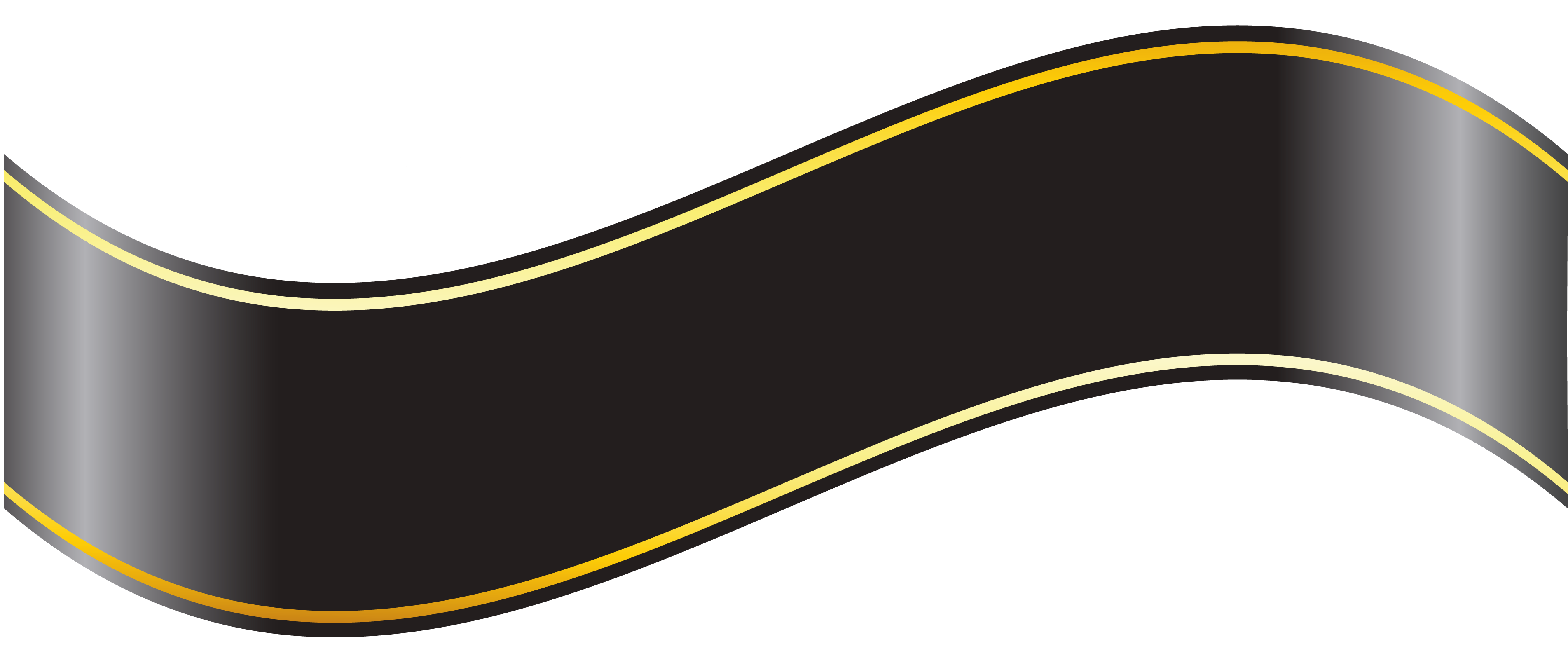 black banner clipart