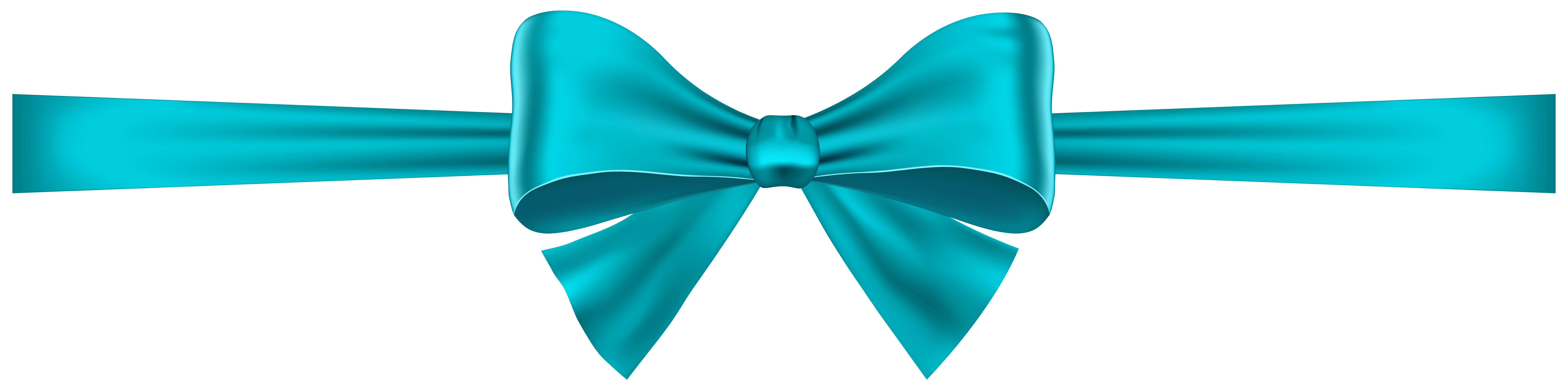 Blue Bow with Ribbon Clipart Image | Gallery Yopriceville - High ...