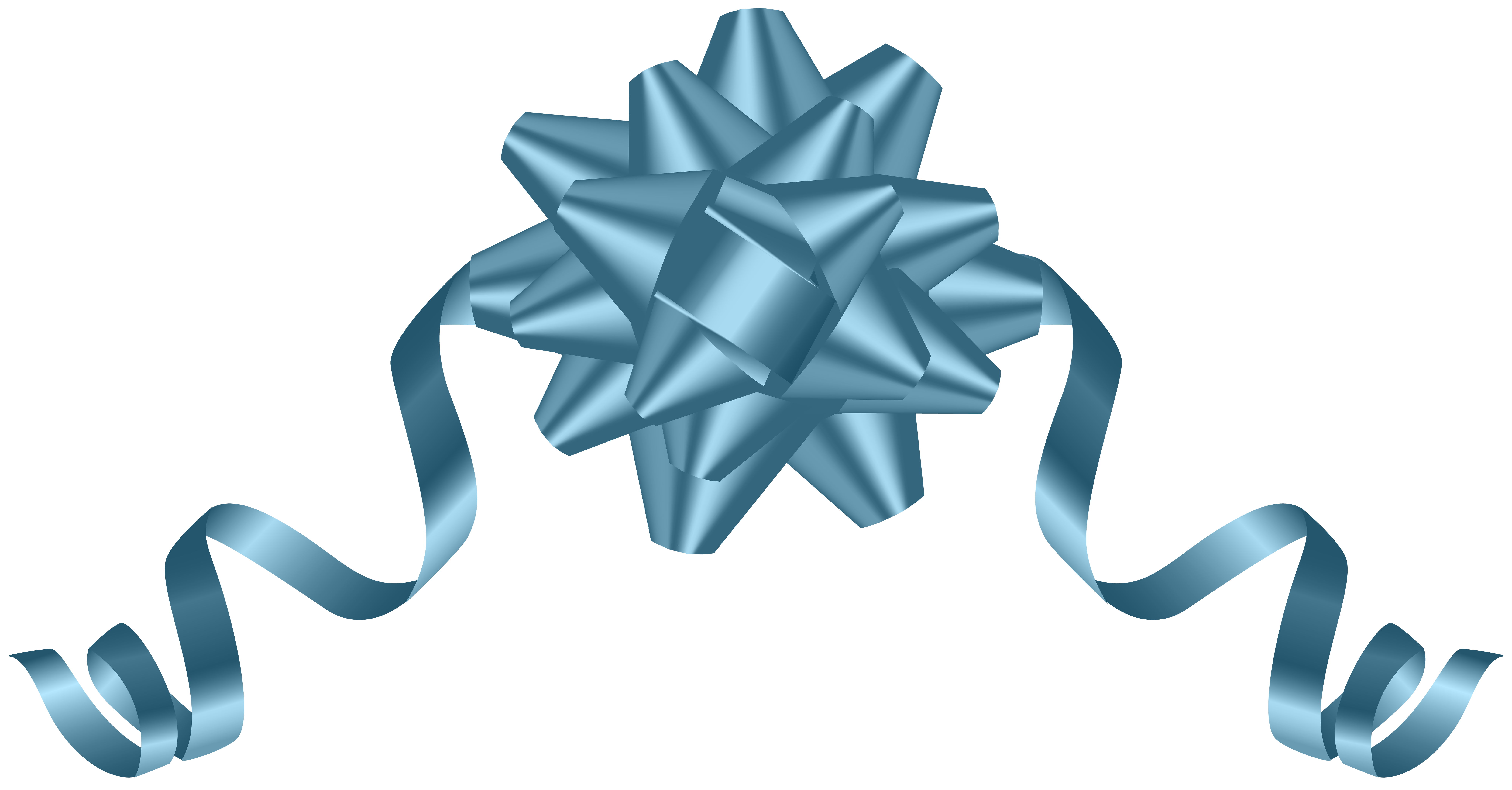 Blue Deco Bow Transparent PNG Clip Art | Gallery ...