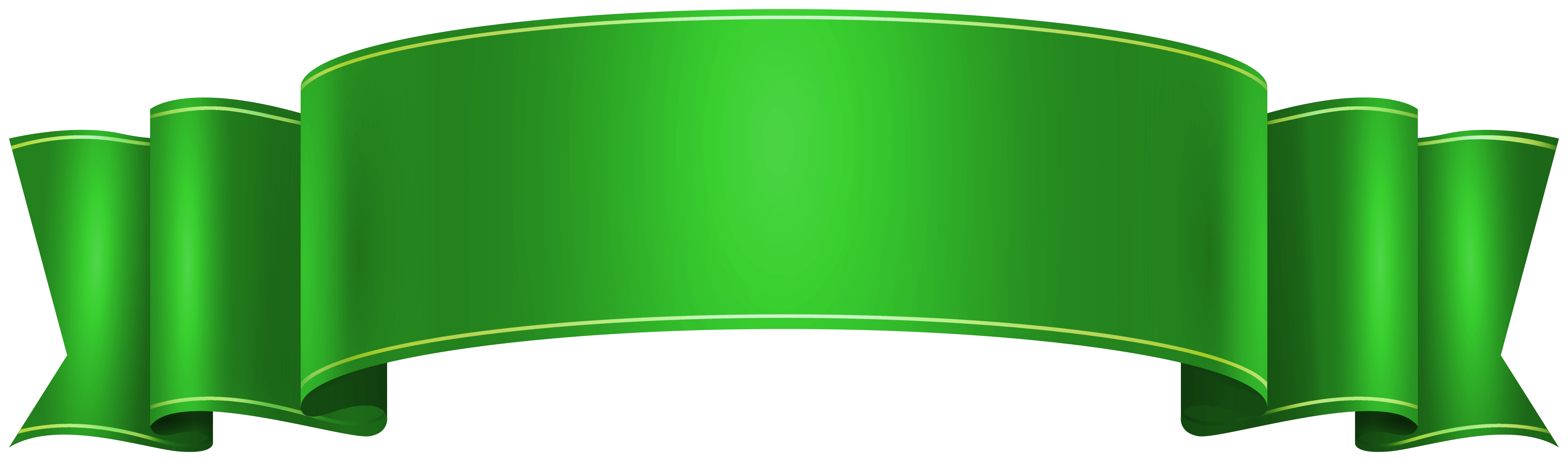 green ribbon banner