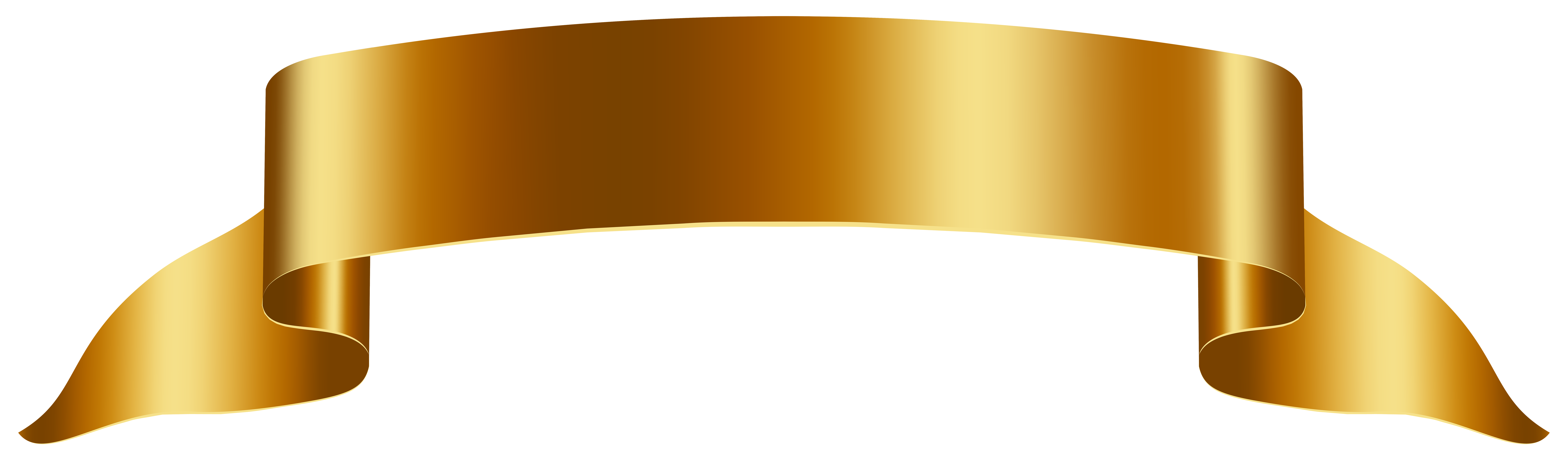 gold banner free png